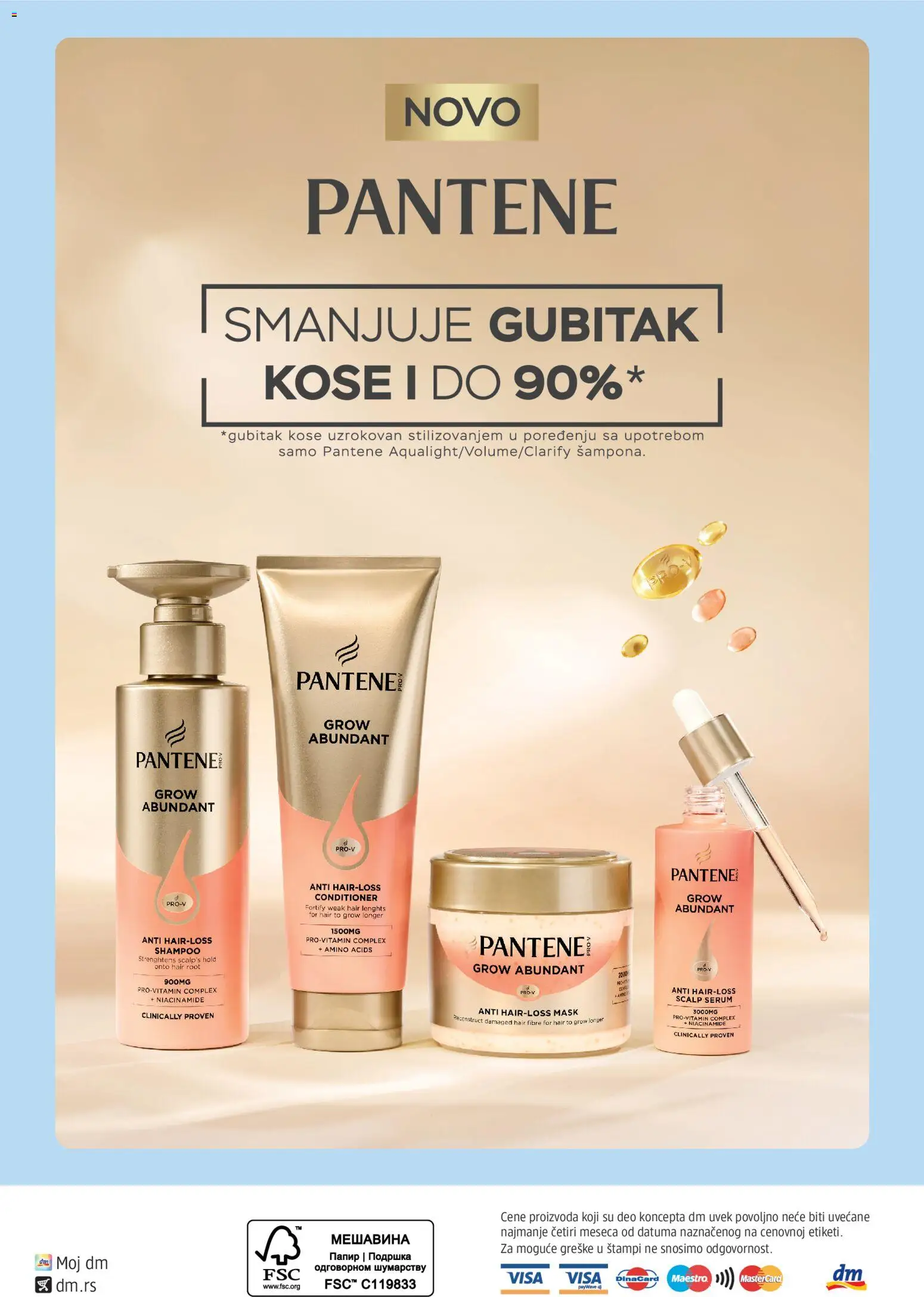 DM Drogerie katalog - važi od 01.04.2026 | Strana: 40 | Proizvode: Pantene