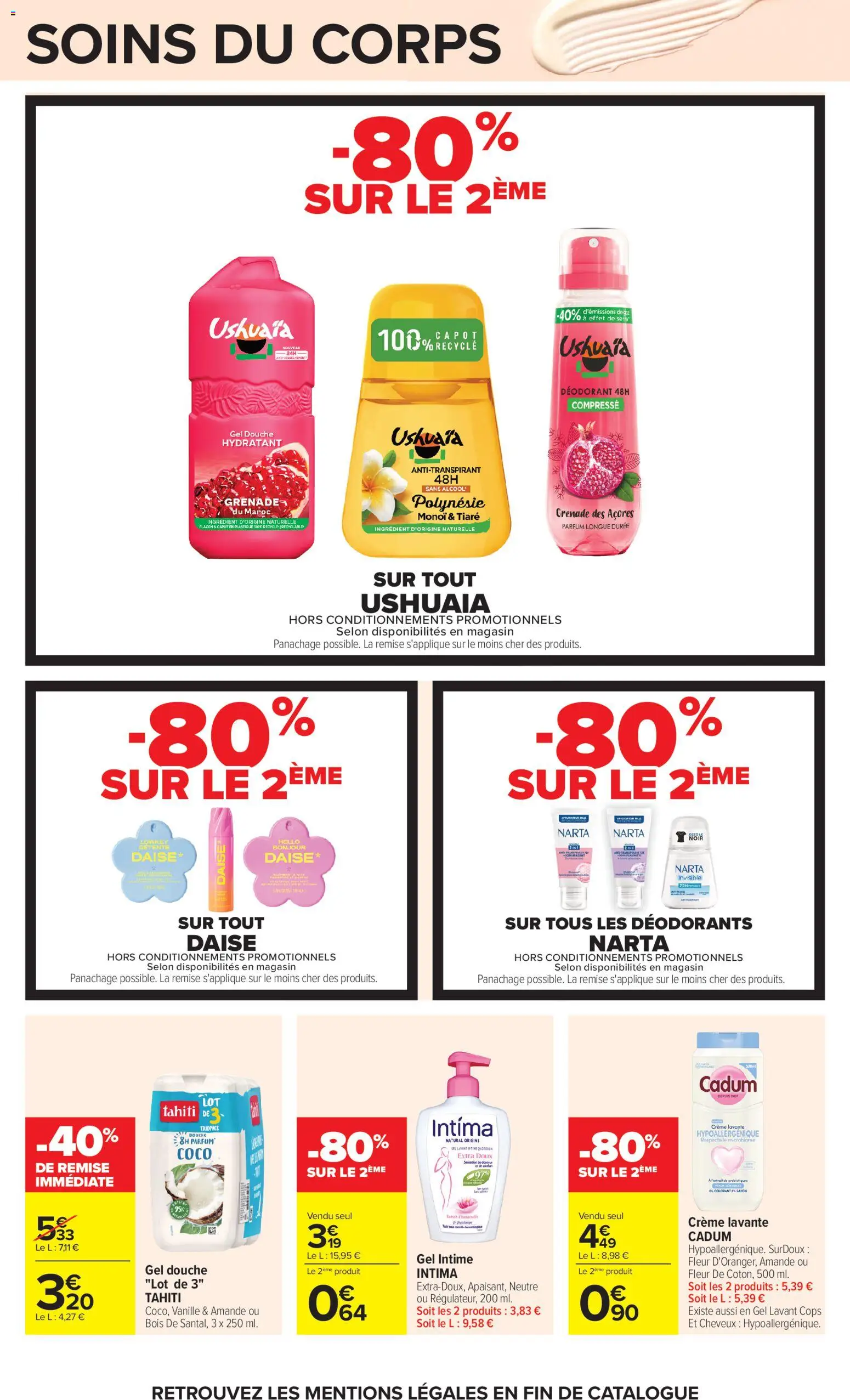{H1} | Page: 28 | Produits: Body, Amande, Coco, Crème