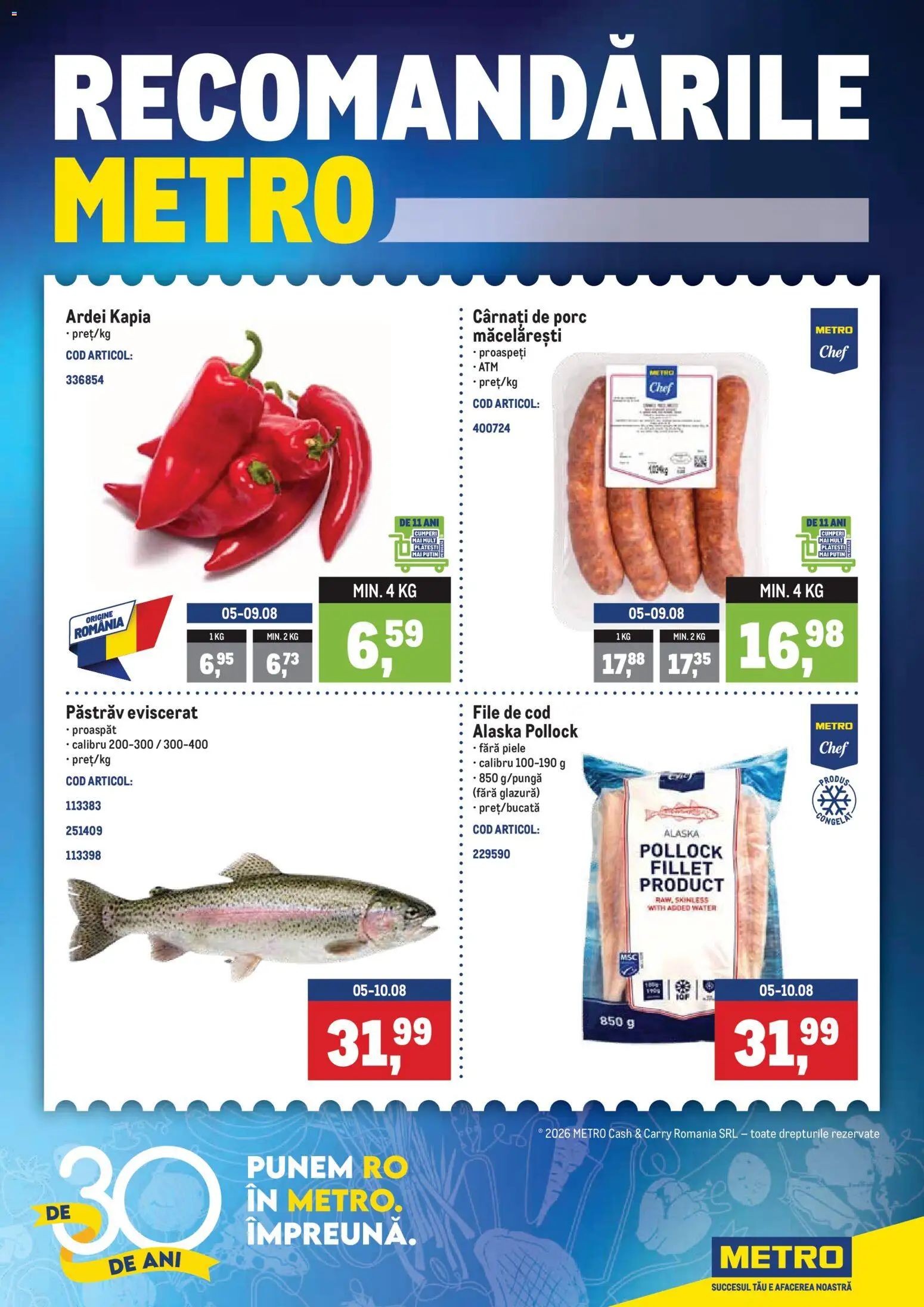 Noul catalog Metro – valabil de la 03.08.2026 | Pagină: 1