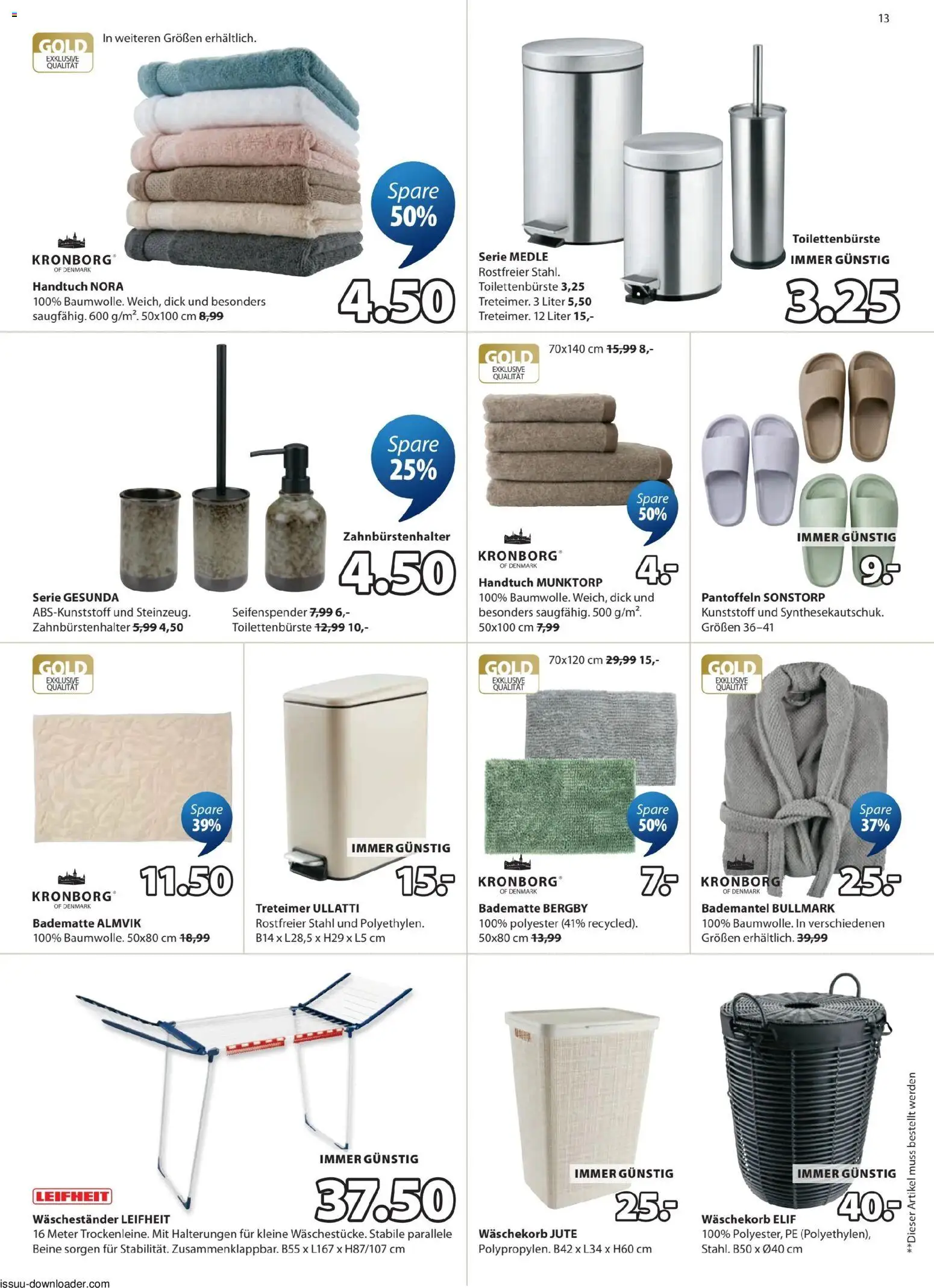 JYSK Prospekt aktuell gültig ab 11.05.2026 | Seite: 13 | Produkte: Bademantel