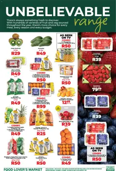 Food Lover's Market specials catalogue – valid from 07/09/2026 | Page: 3 | Products: Bananas, Avocados, Fruit, Lemon