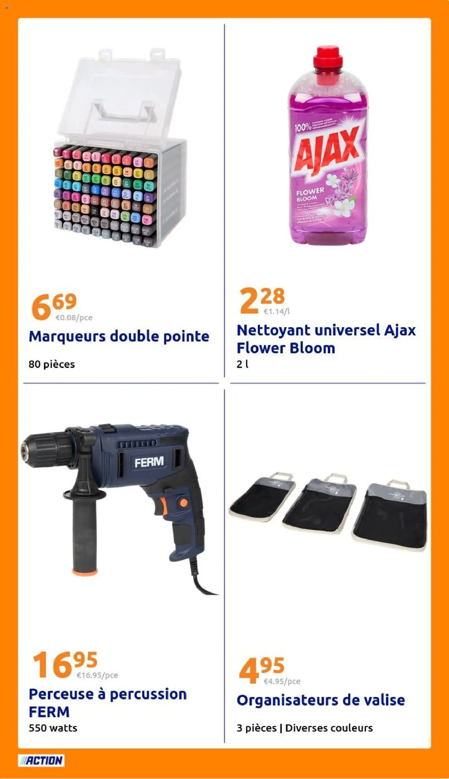 {H1} | Page: 23 | Produits: Perceuse, Valise