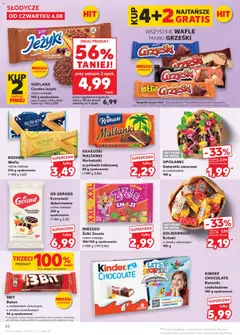 Pogląd oferty "GOPLANA Ciastka Jeżyki, Ciastka Jeżyki różne rodzaje 140 g opakowanie" - ważna od 06.08.2026 | Strona: 42