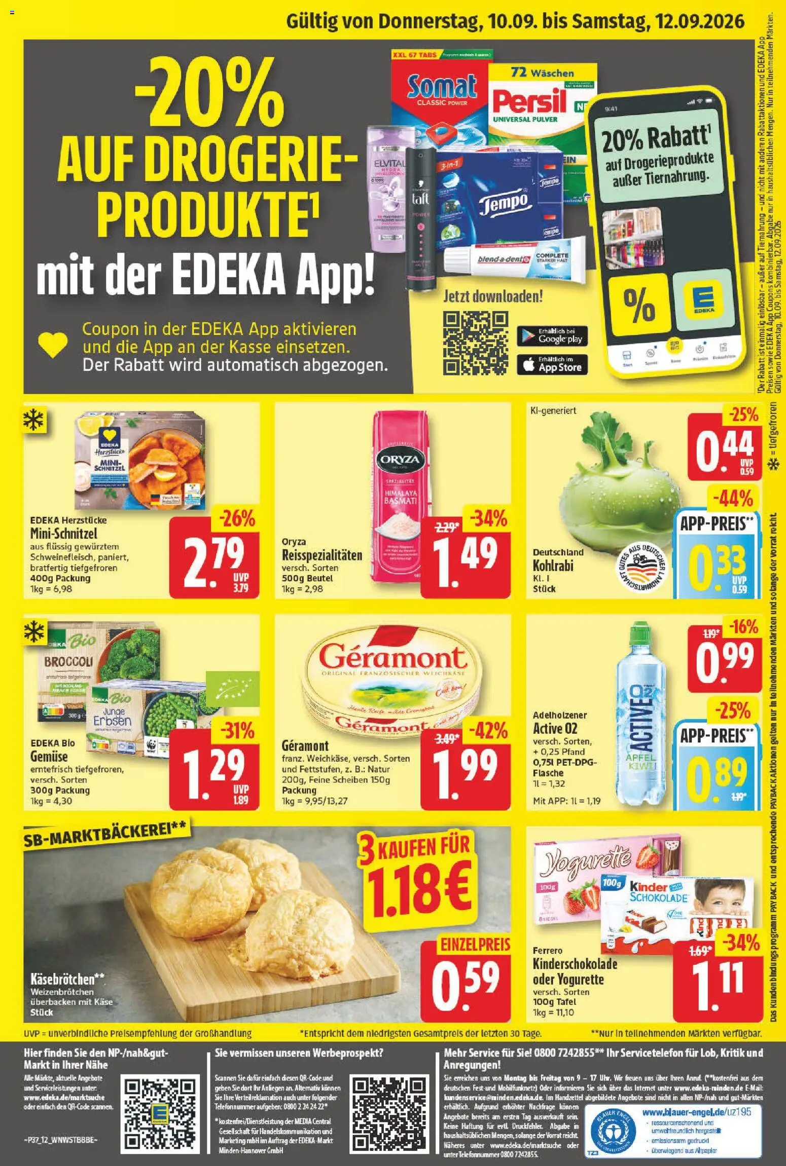 NP Discount Prospekt – gültig ab 07.09.2026 | Seite: 13 | Produkte: Schokolade, Äpfel, Schnitzel, Tempo