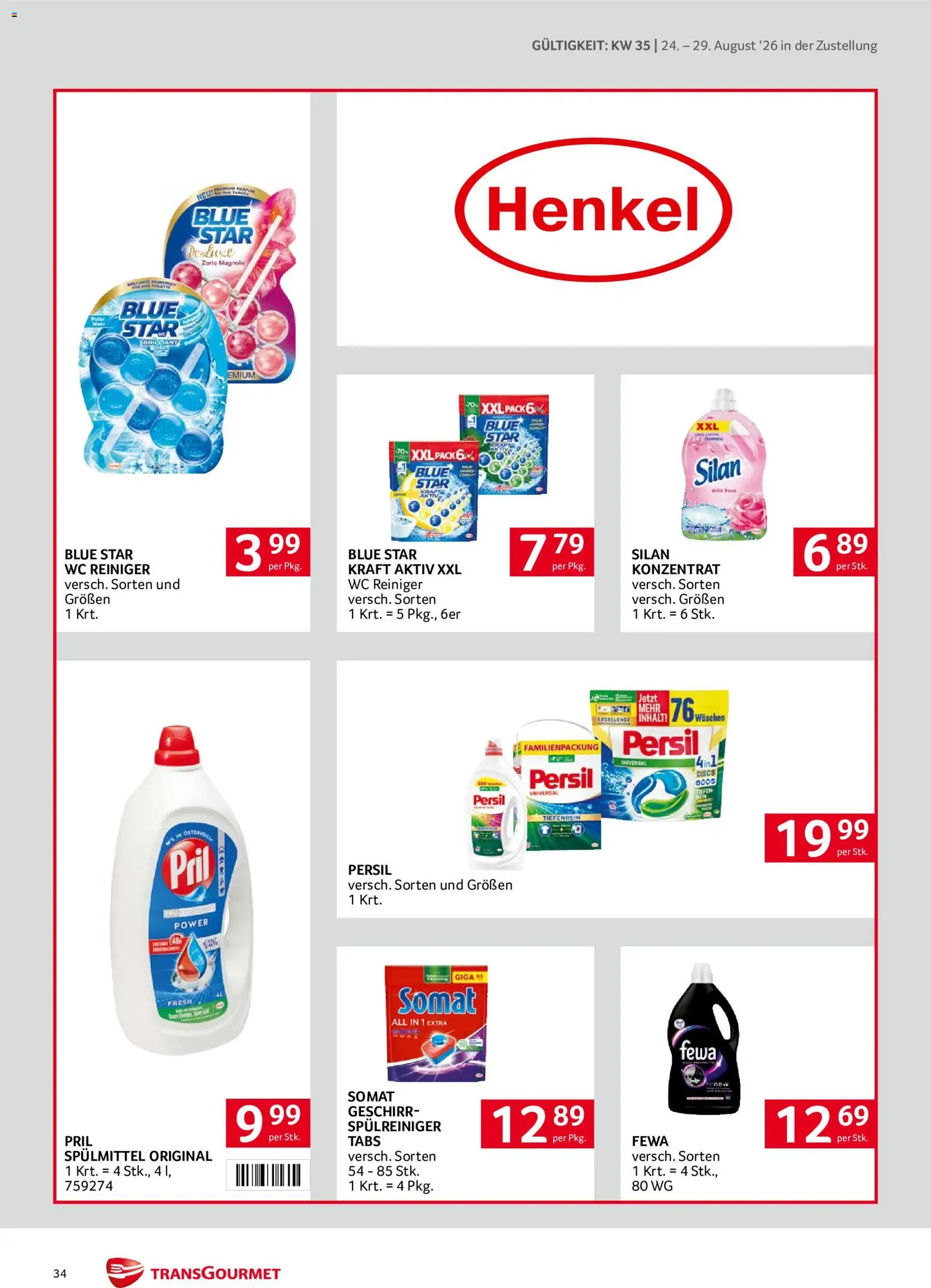 Transgourmet Zustellaktion gültig ab 24.08.2026 | Seite: 34
