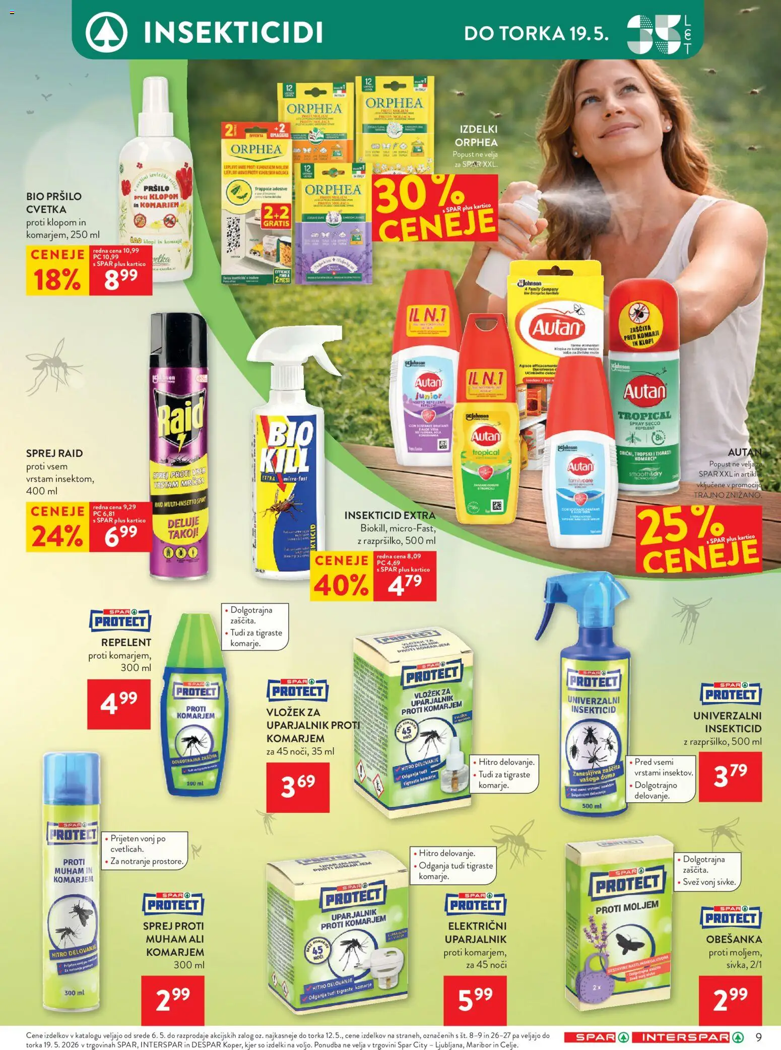 Novi Spar katalog ponudbe – veljaven od 06.05.2026 | Stran: 9 | Izdelki: Repelent