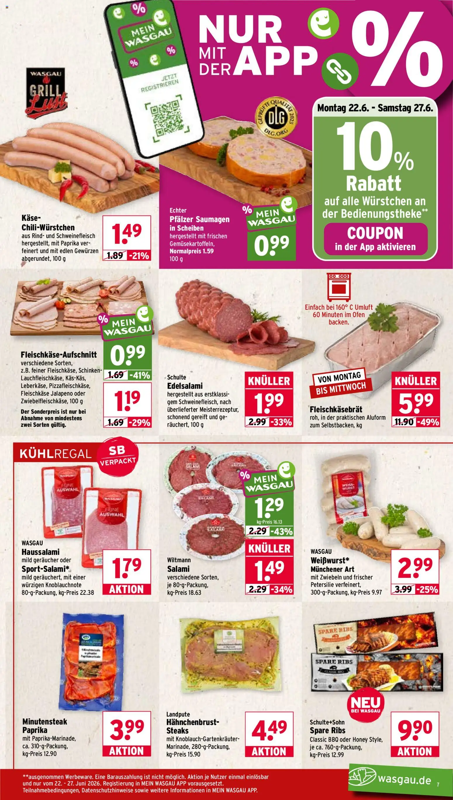 Wasgau Prospekt – gültig ab 22.06.2026 | Seite: 7