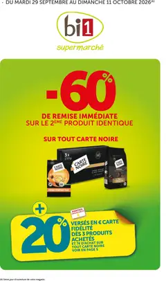 bi1 - Prévisualisation de bi1 Catalogue 60% de remise immédiate valide à partir de 29/09/2026