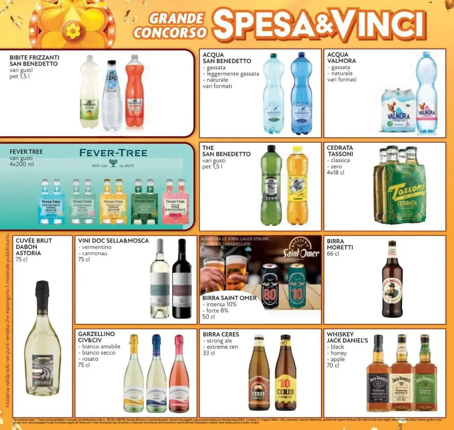 Anteprima volantino Conad dal 21/10/2026 prossima settimana | Pagina: 10 | Prodotti: Birra, Birra Moretti, Jack Daniel’s, Bibite