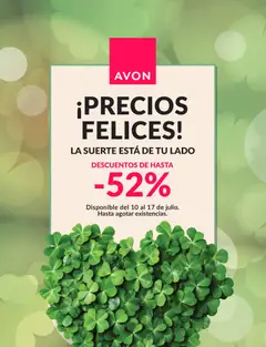 Vista previa Avon Precios Felices válido desde el 10/07/2026