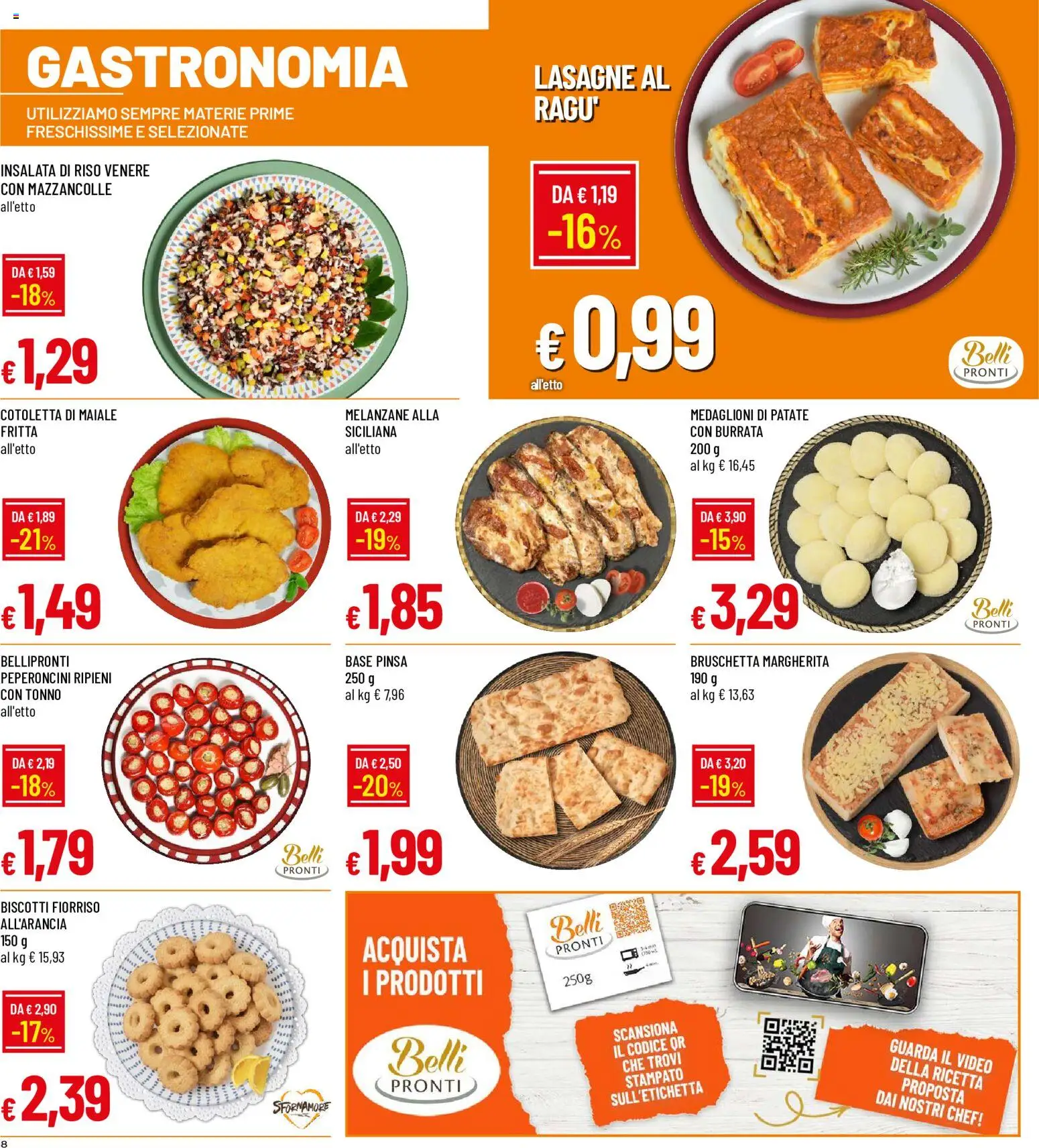 Volantino Galassia del 25/06/2026 | Pagina: 8 | Prodotti: Maiale, Patate, Ragú, Tonno