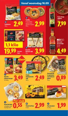 Tortilla, In de varianten paprika salami, spinazie en paprika 500 g - Voorbeeld van een folder van Lidl, geldig van 14-09-2026 | Pagina: 19