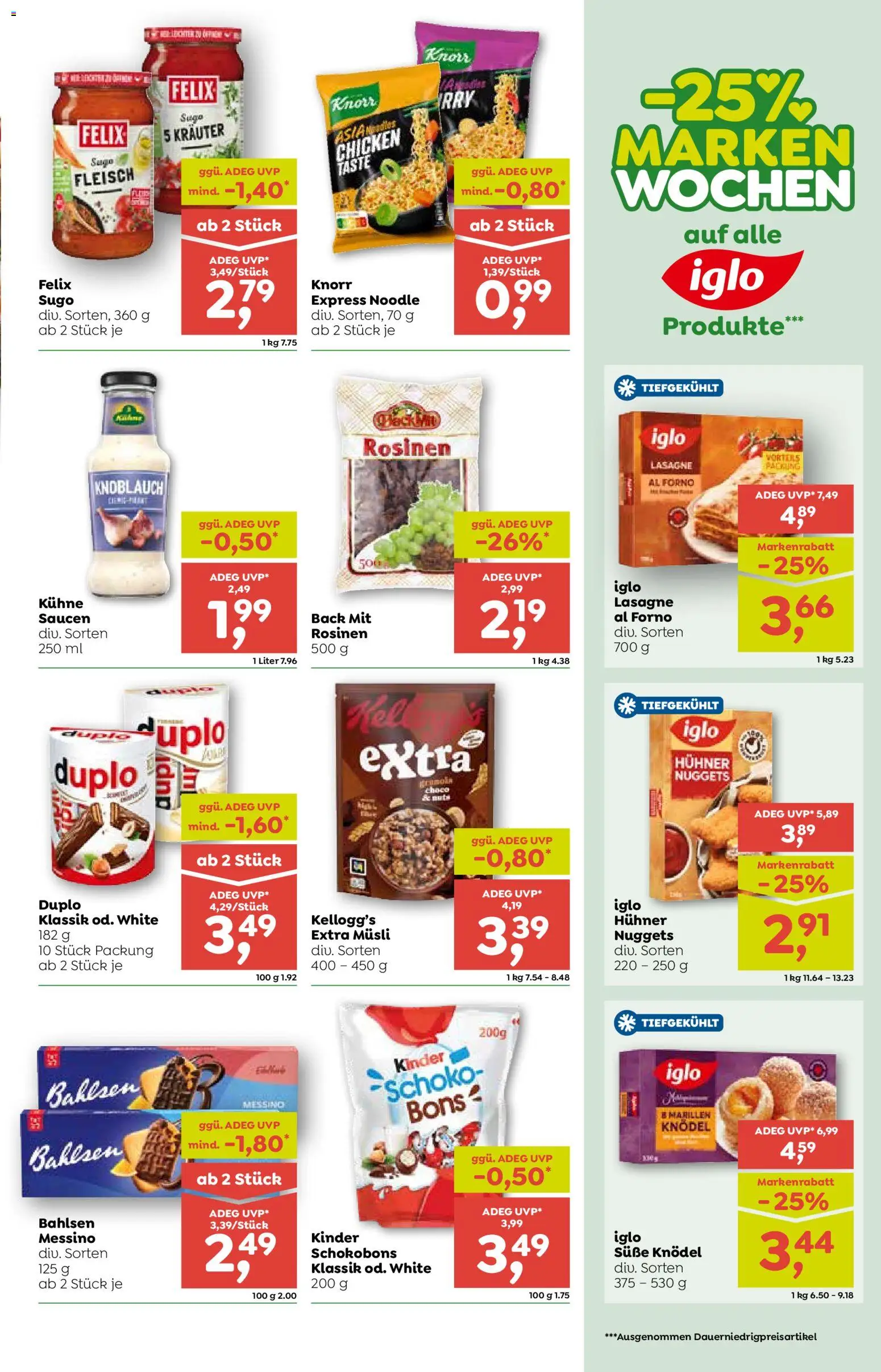 ADEG Flugblatt gültig ab 18.06.2026 | Seite: 7 | Produkte: Rosinen, Knoblauch