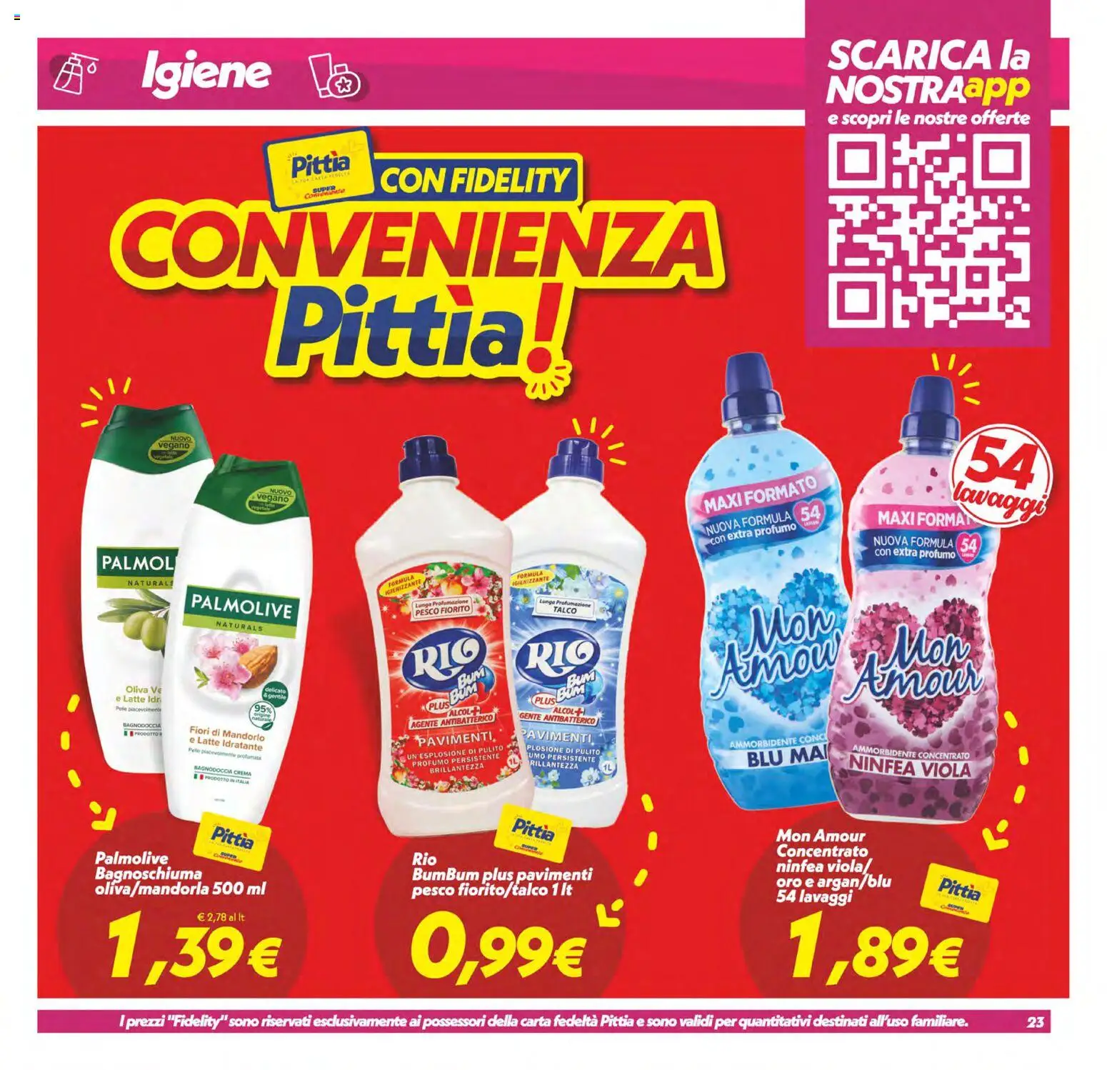 Volantino SuperConveniente del 21/08/2026 | Pagina: 23 | Prodotti: Crema, Latte, Fiori, Profumo