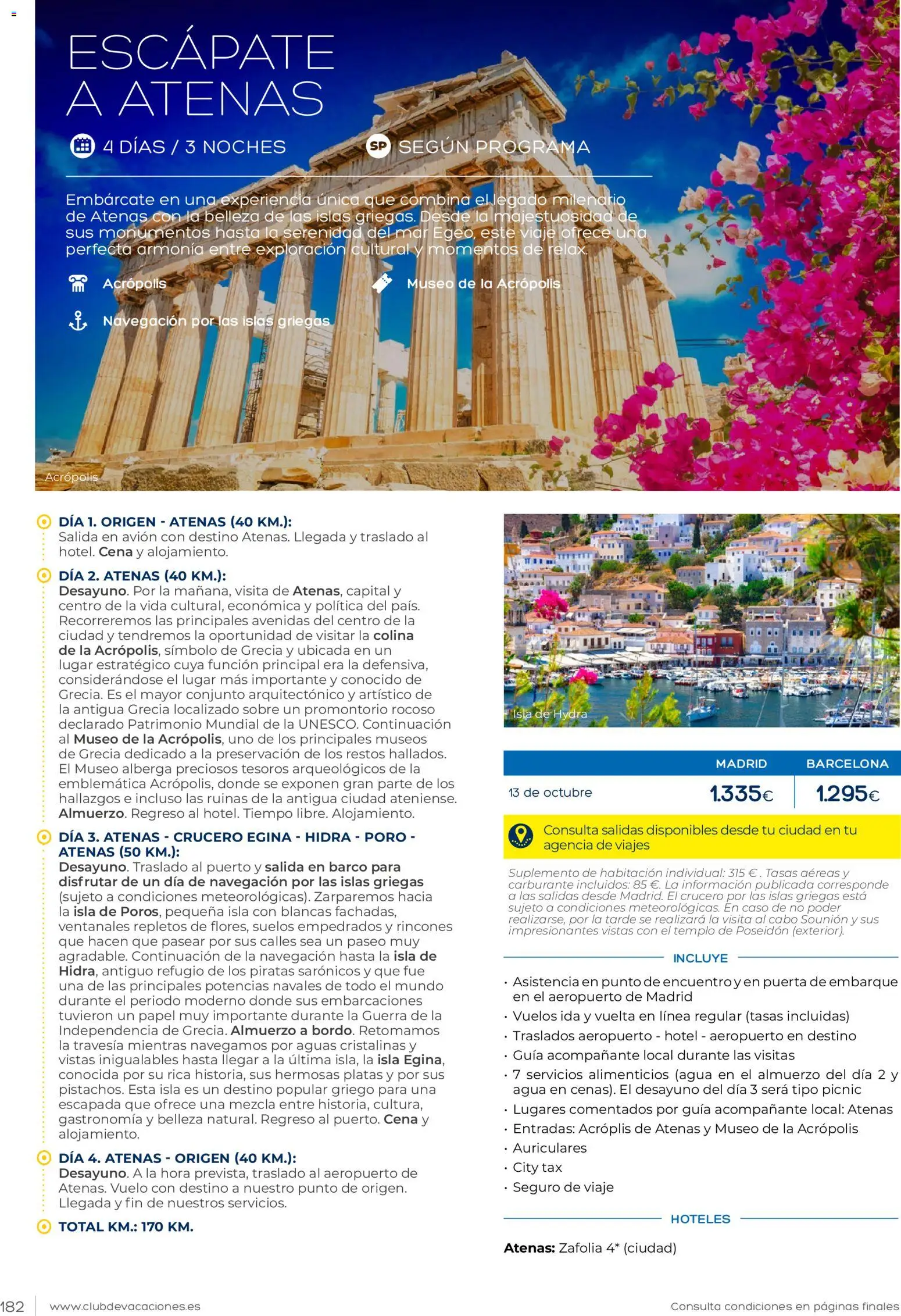 Viajes El Corte Inglés Club de Vacaciones │ válido desde el 01.02.2026 | Página: 182 | Productos: Auriculares, Navegación