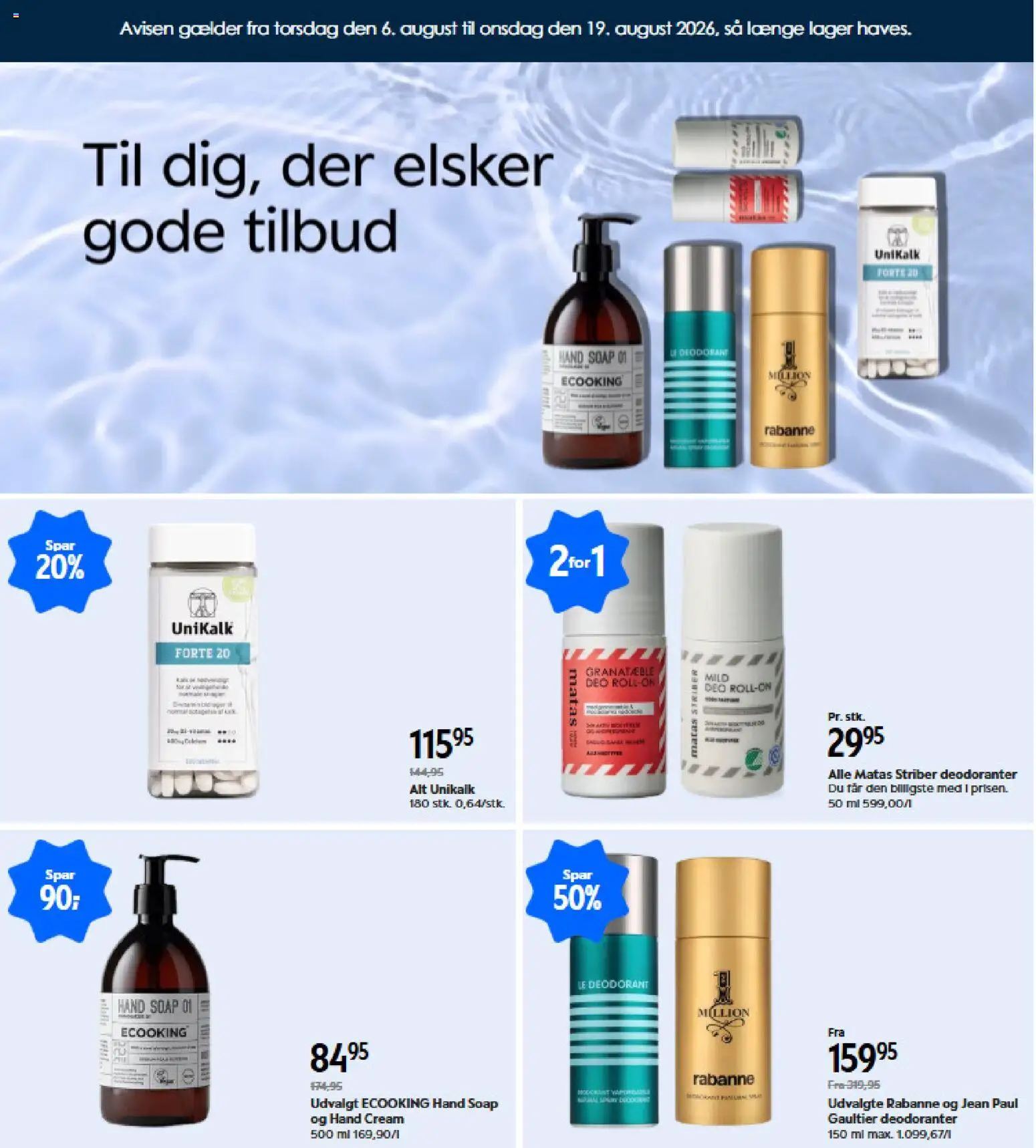 Matas tilbudsavis – gyldig fra 06/08/2026 | Side: 1 | Produkter: Deodorant