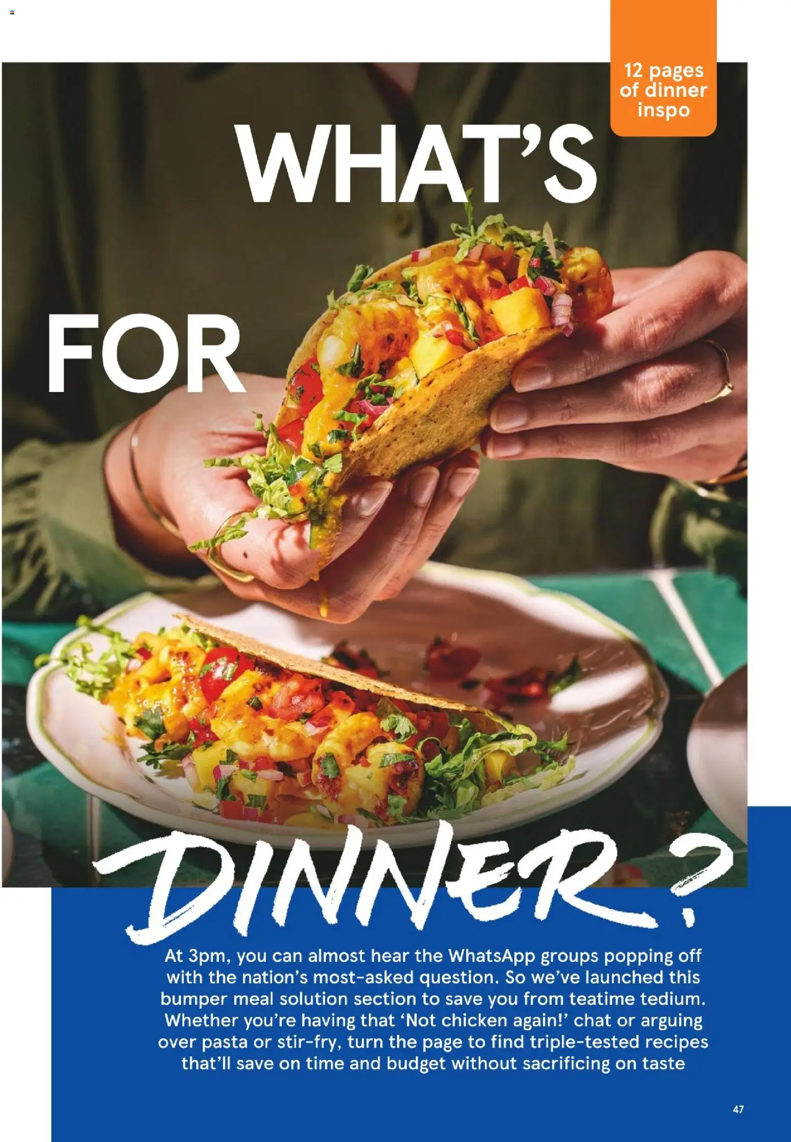 {H1} | Page: 47 | Products: Chicken, Pasta