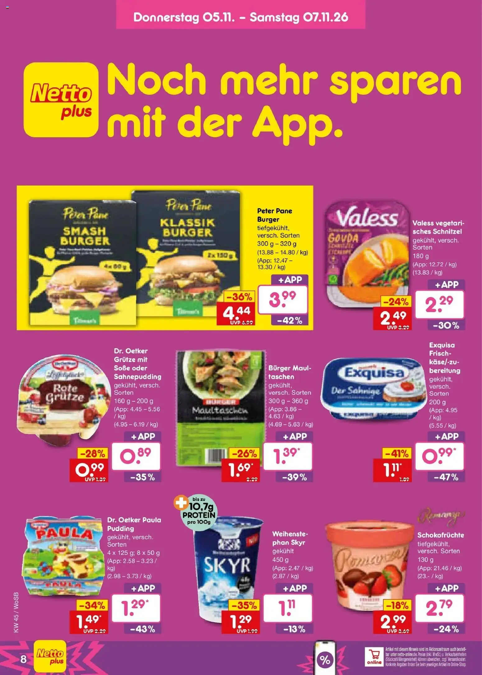 Netto Marken-Discount Prospekt Ludwigshafen-Edigheim – gültig ab 02.11.2026 | Seite: 51 | Produkte: Taschen, Pane, Pudding, Exquisa