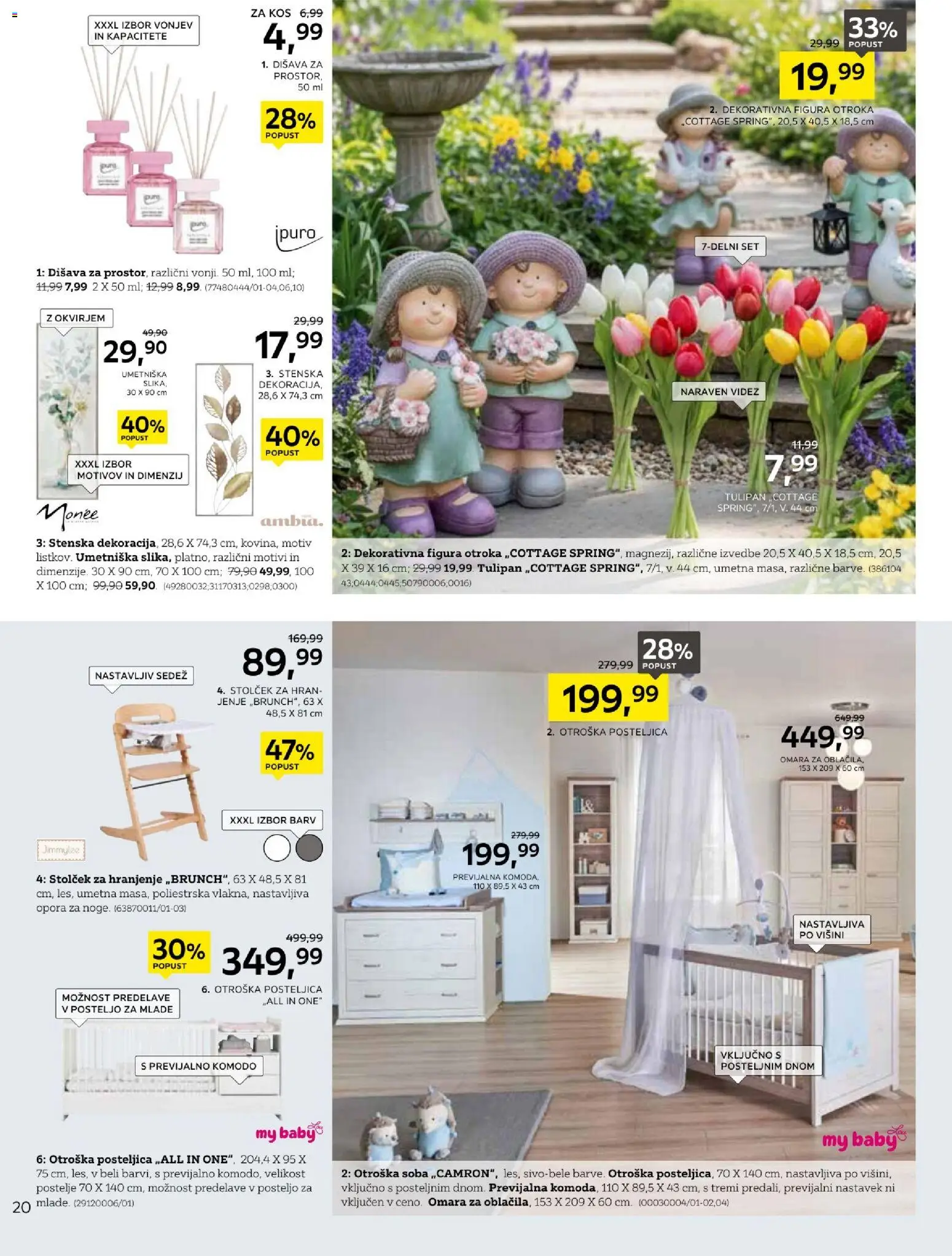Novi XXXL Lesnina katalog ponudbe – veljaven od 07.04.2026 | Stran: 20 | Izdelki: Omara, Kos, Disava
