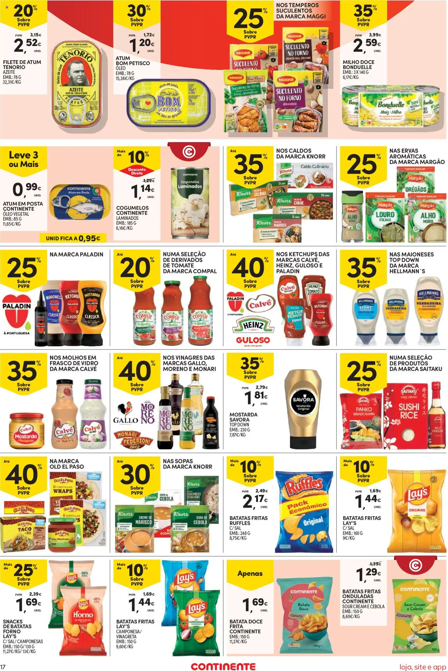 Continente folheto Bom Dia │ válido de 27/10/2026 | Página: 17 | Produtos: Louro, Mostarda, Sopa, Filete