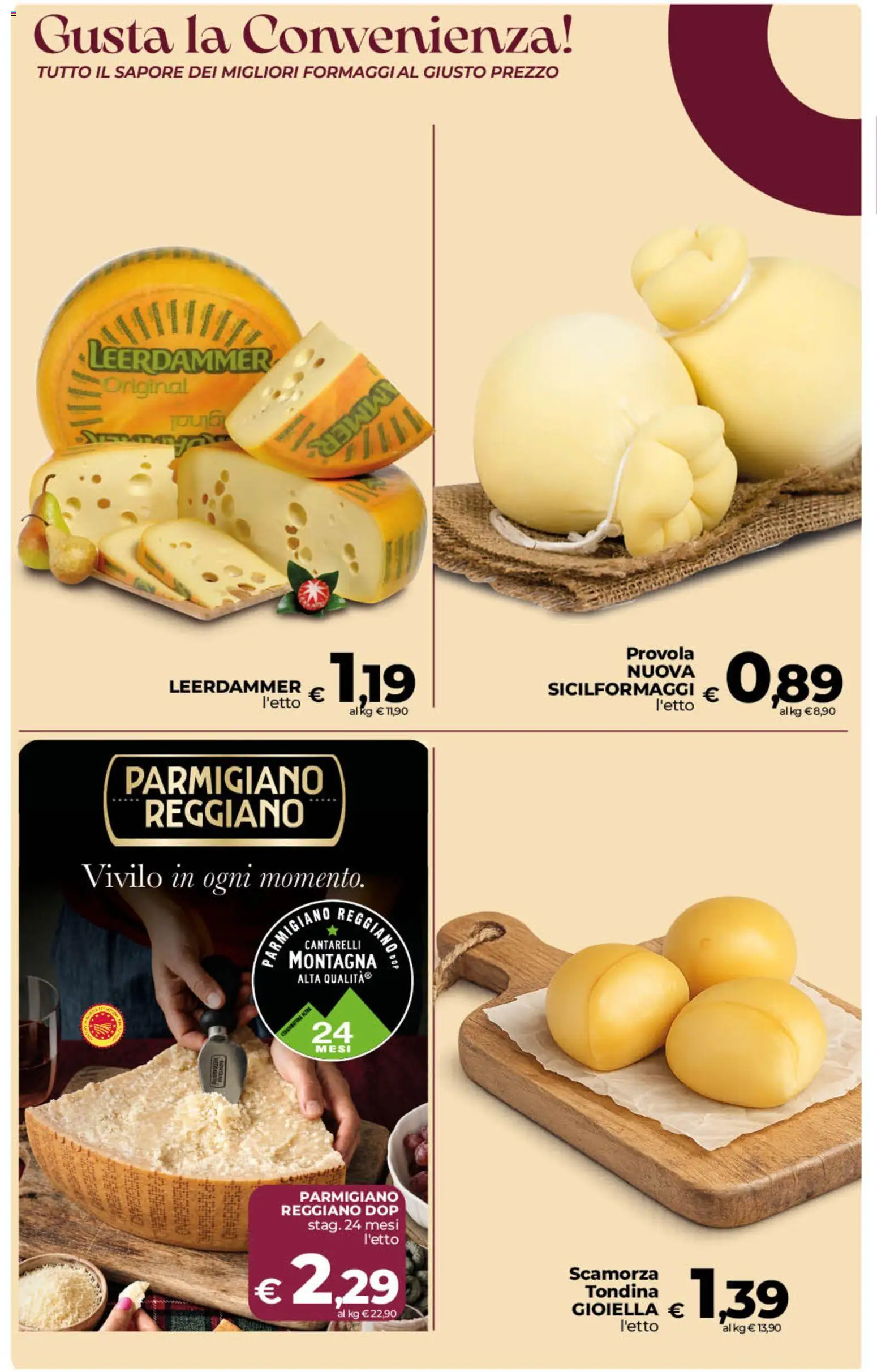 Volantino Ipercoop del 02/10/2026 | Pagina: 19 | Prodotti: Provola, Parmigiano reggiano, Parmigiano