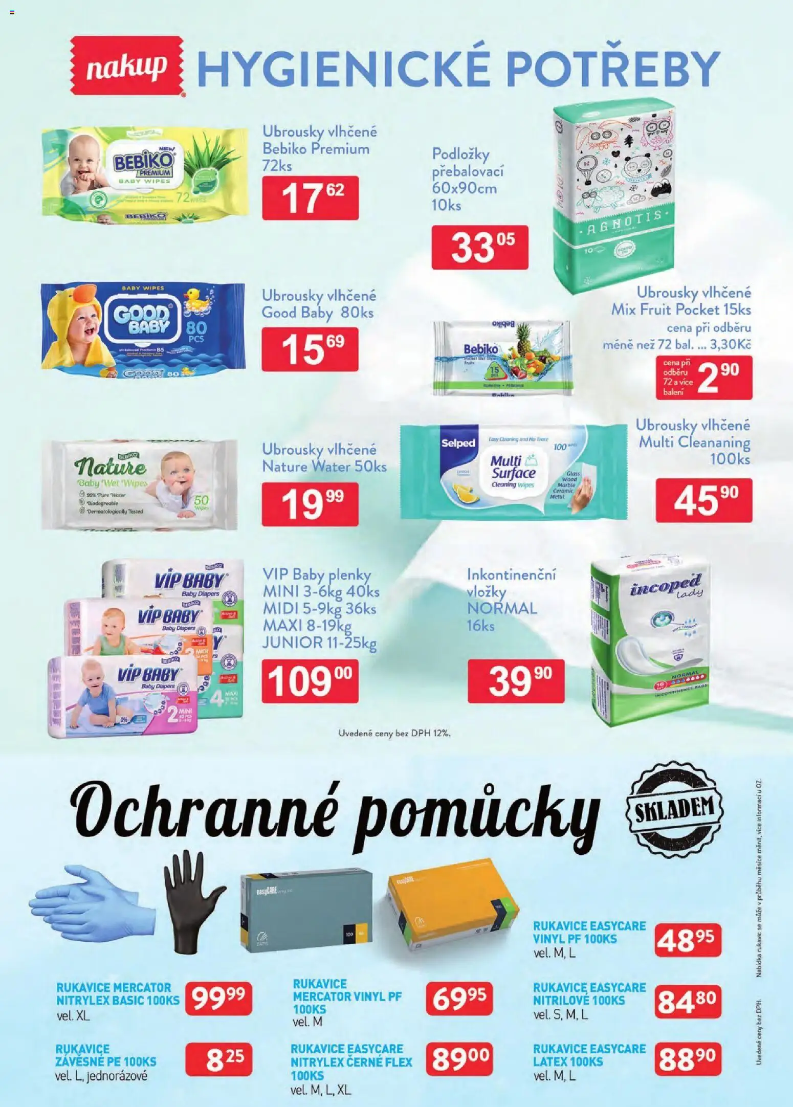 Astur & Qanto leták - Velkoobchod 10/2026 od 01.10.2026 | Strana: 166 | Produkty: Vlhčené ubrousky, Rukavice, Ubrousky, Plenky