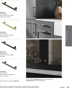 Preview of B&Q - Kitchens valid from 21/06/2026 | Page: 185 | Products: Handles, Knob