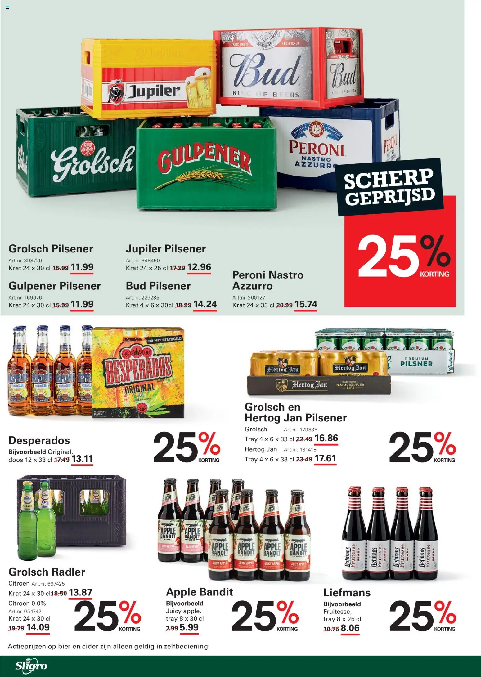 {H1} | Pagina: 40 | Producten: Citroen, Bier, Borjúlábszár