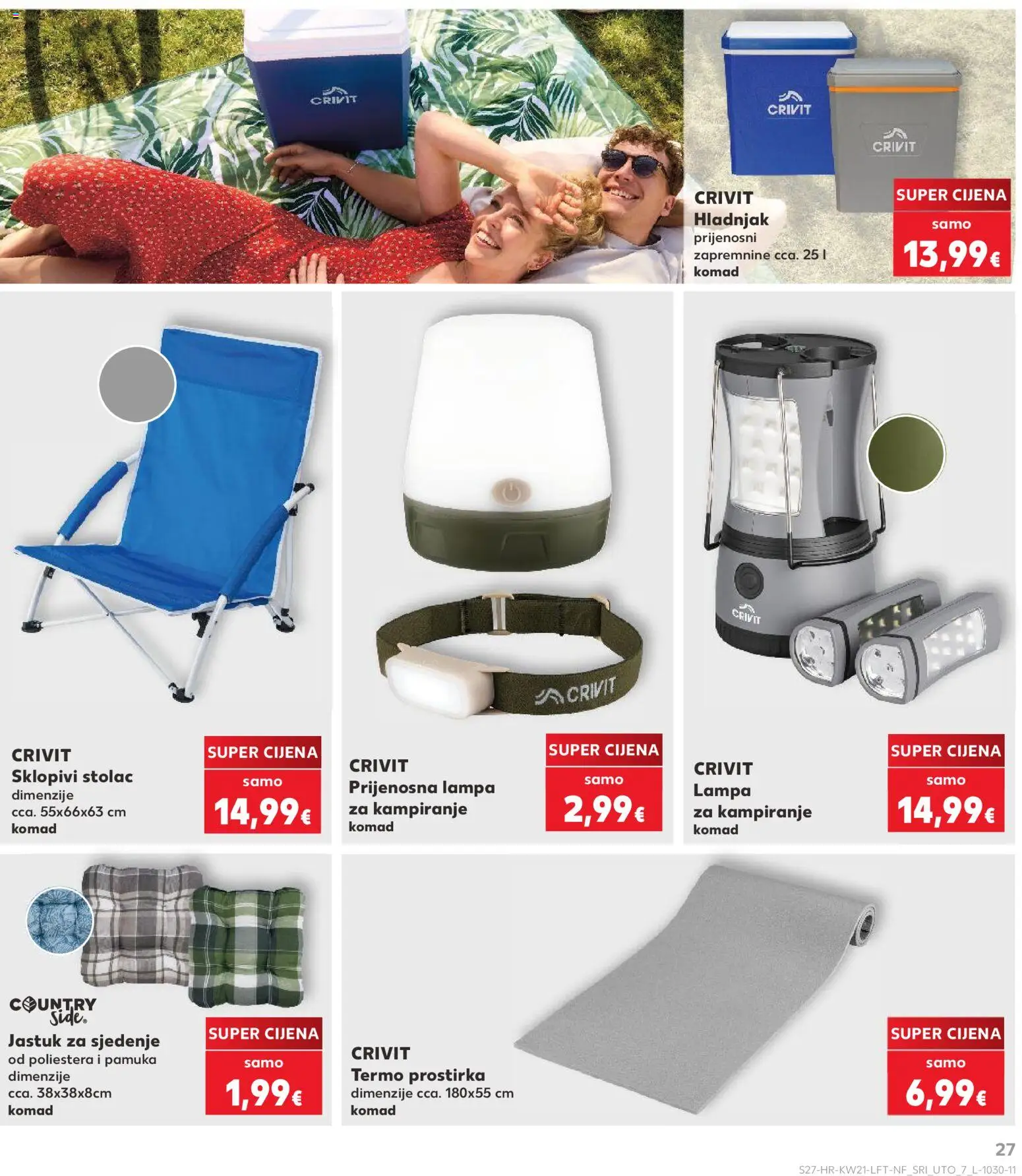 Kaufland katalog | vrijedi od 20.05.2026 | Stranica: 27 | Proizvodi: Jastuk, Hladnjak