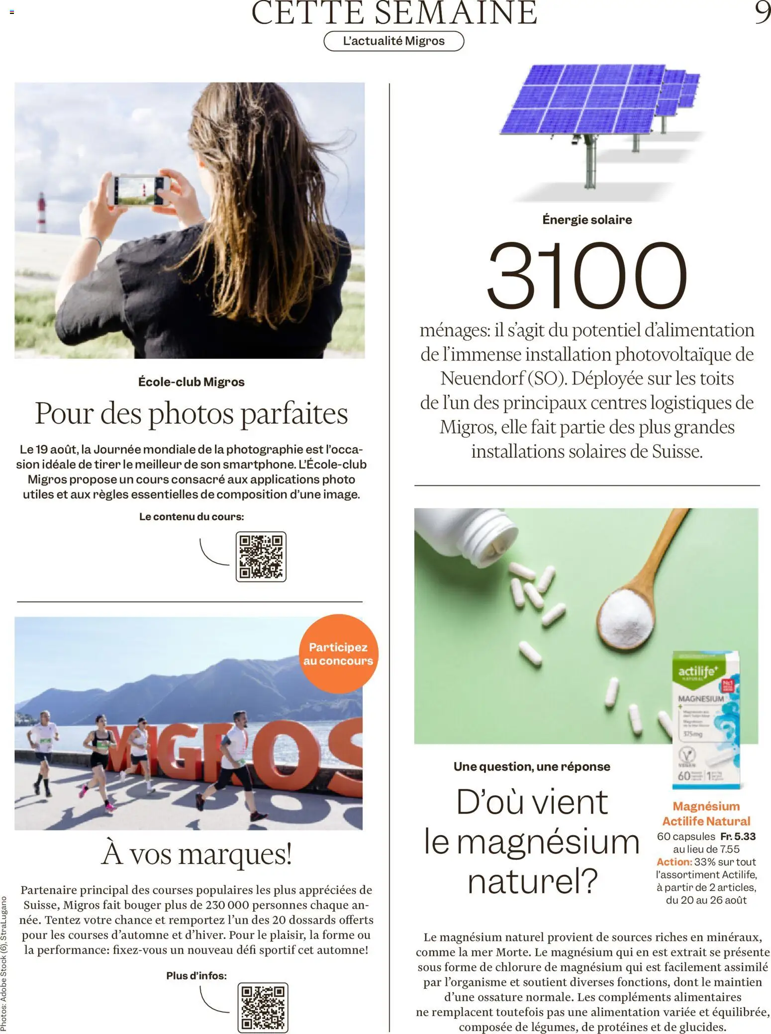 Migros aktionen Magazine FR – gültig ab 19.08.2026 | Seite: 9