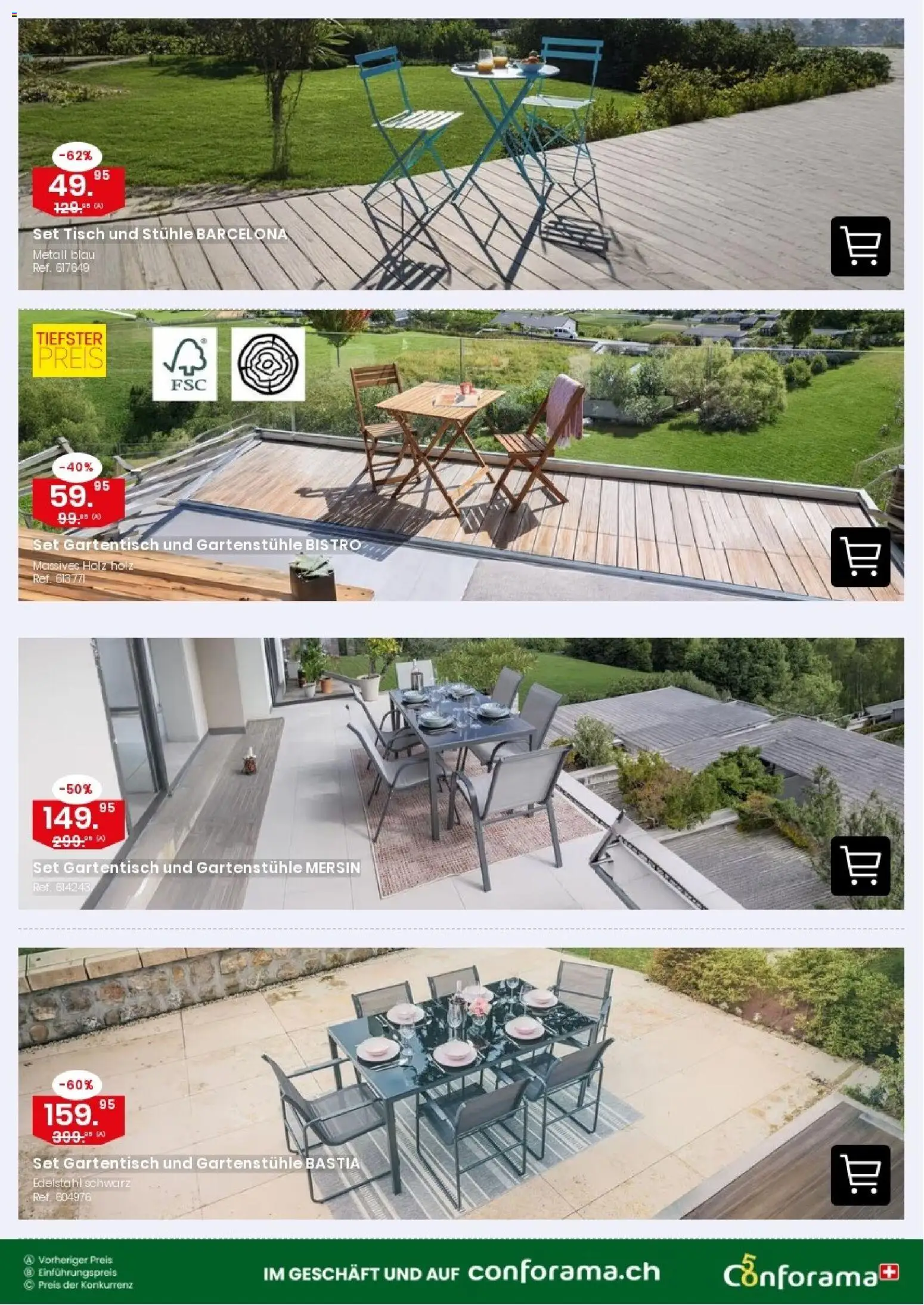 Conforama aktionen Tische & Stühle – gültig ab 07.10.2026 | Seite: 4 | Produkte: Tisch
