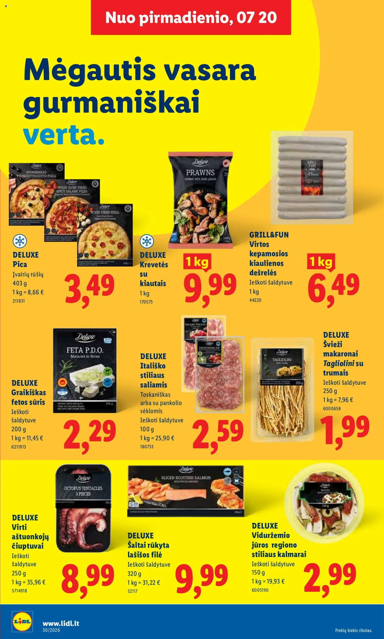 LIDL akcijos nuo 2026.07.20 | Puslapis: 18 | Prekių: Košė, Sūrelis, Sūris, Varškė