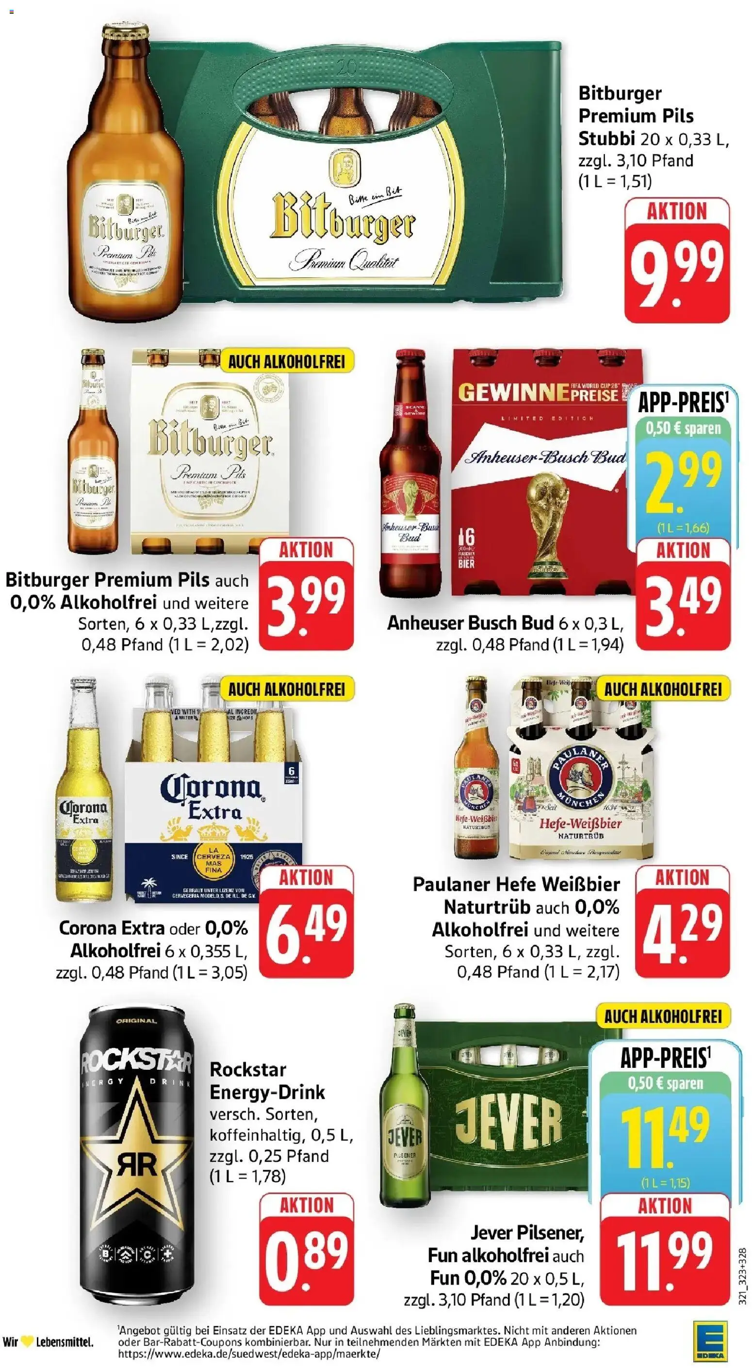 Edeka - EDEKA: Wochenangebote – gültig ab 05.07.2026 | Seite: 29 | Produkte: Energy, Bier, Pils, Hefe weissbier