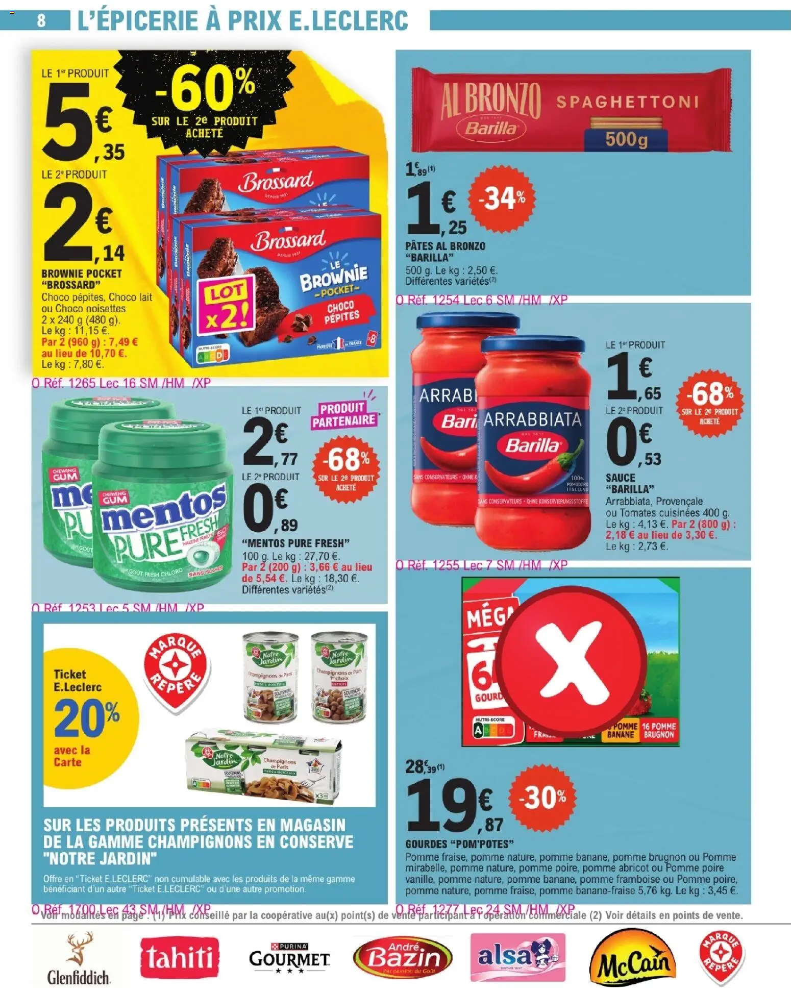 {H1} | Page: 8 | Produits: Abricot, Brugnon, Noisettes, Lait