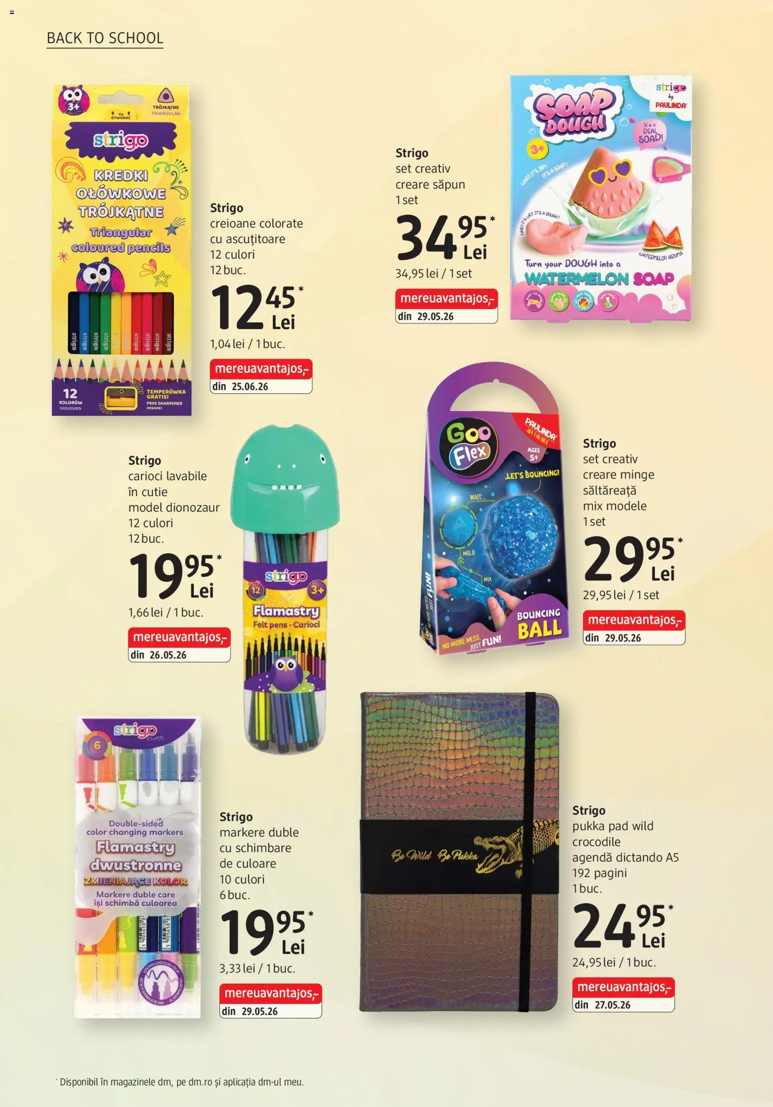Noul catalog DM drogeriemarkt – valabil de la 27.08.2026 | Pagină: 6 | Produse: Ascuțitoare, Cutie, Săpun