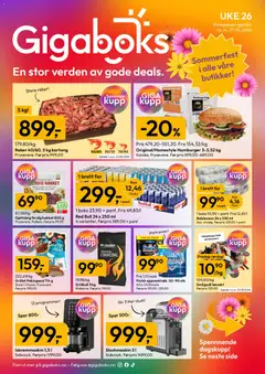 Forhåndsvisning av Gigaboks kundeavis gyldig fra 21.06.2026