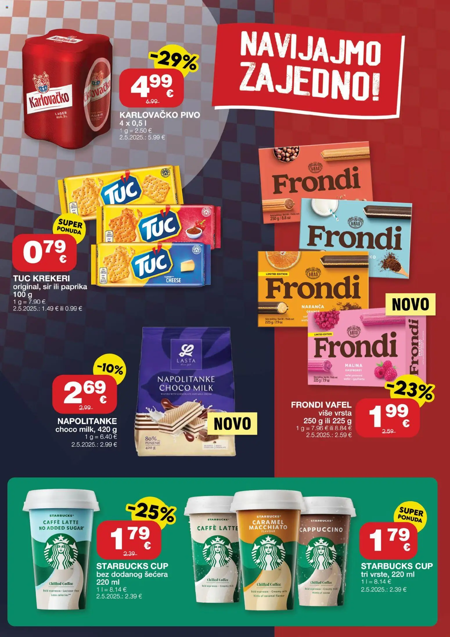 Stanić Diskont katalog | vrijedi od 25.06.2026 | Stranica: 11 | Proizvodi: Paprika, Napolitanke, Krekeri, Cappuccino