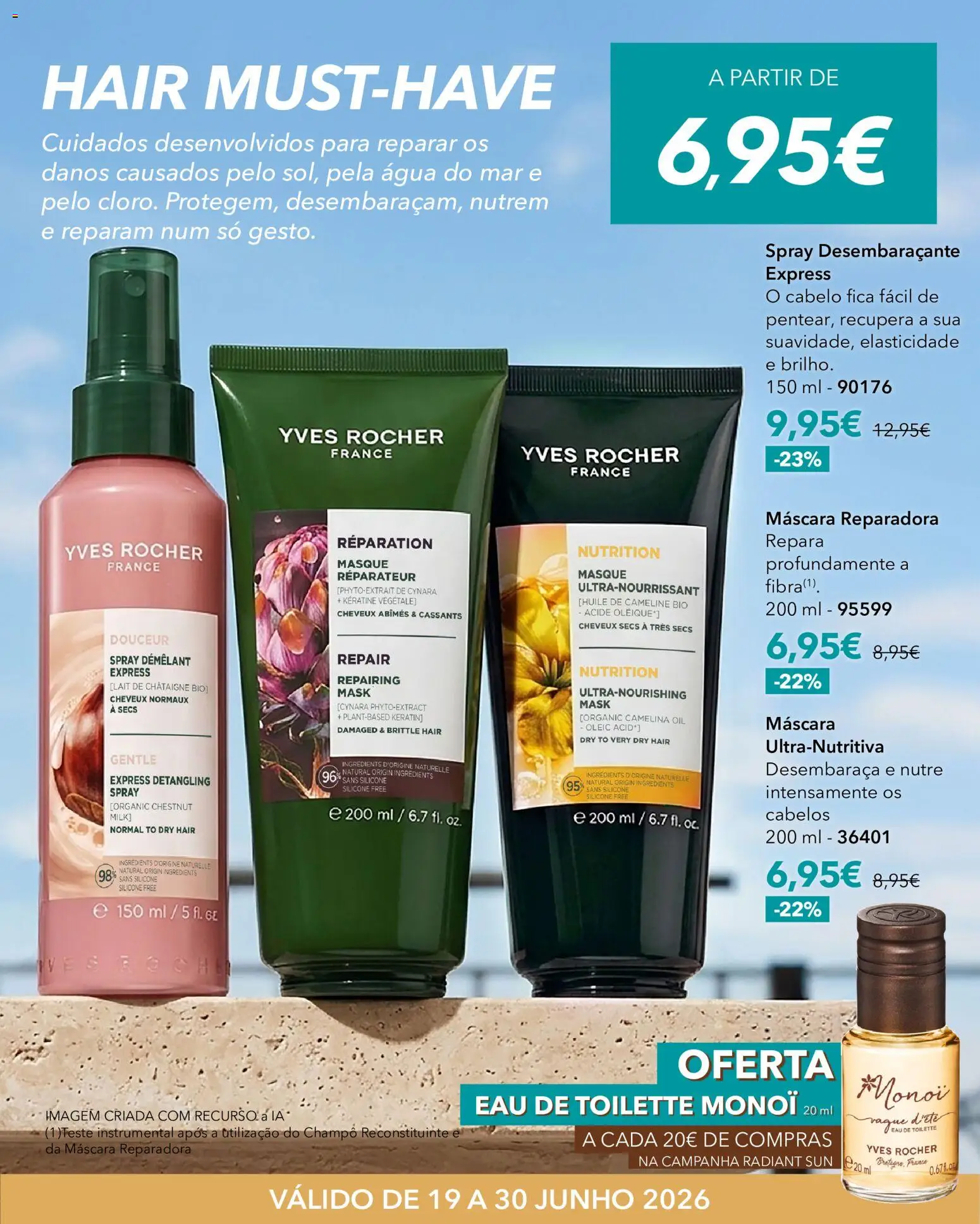 Yves Rocher Radiant sun │ válido de 19/06/2026 | Página: 17 | Produtos: Agua, Eau de toilette