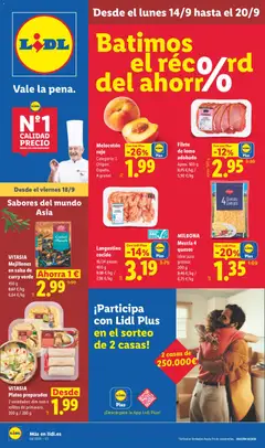 Vista previa Lidl folleto válido desde el 14/09/2026