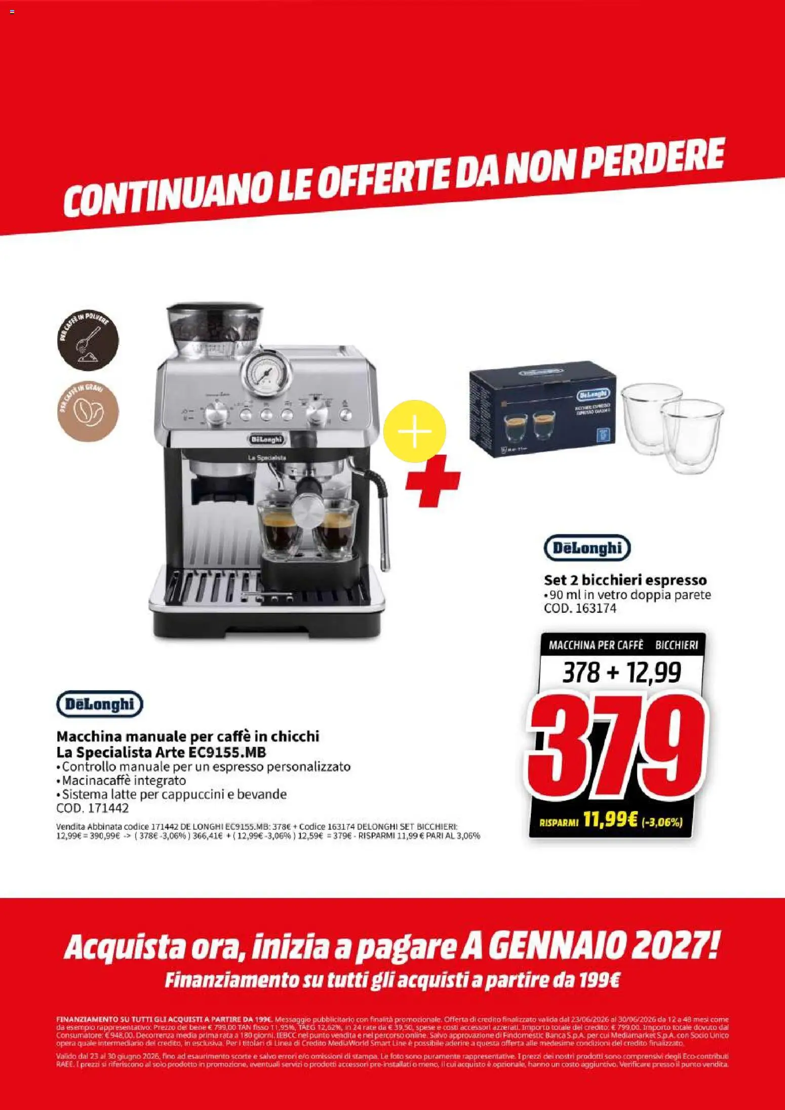 Volantino Media World del 23/06/2026 | Pagina: 82 | Prodotti: Caffè, Latte