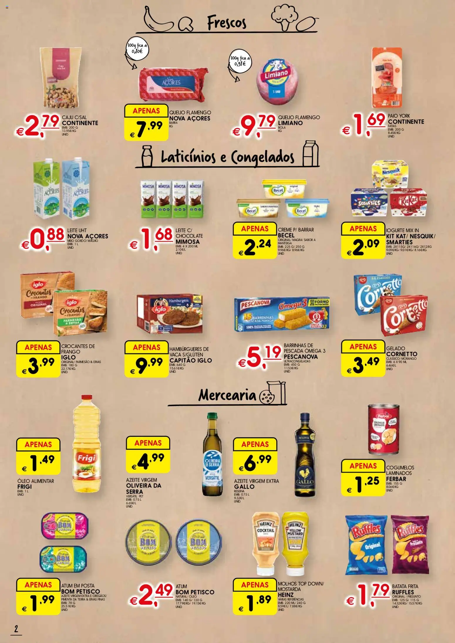 Meu Super Madeira │ válido de 30.04.2026 | Página: 2 | Produtos: Gelado, Manteiga, Queijo, Óleo