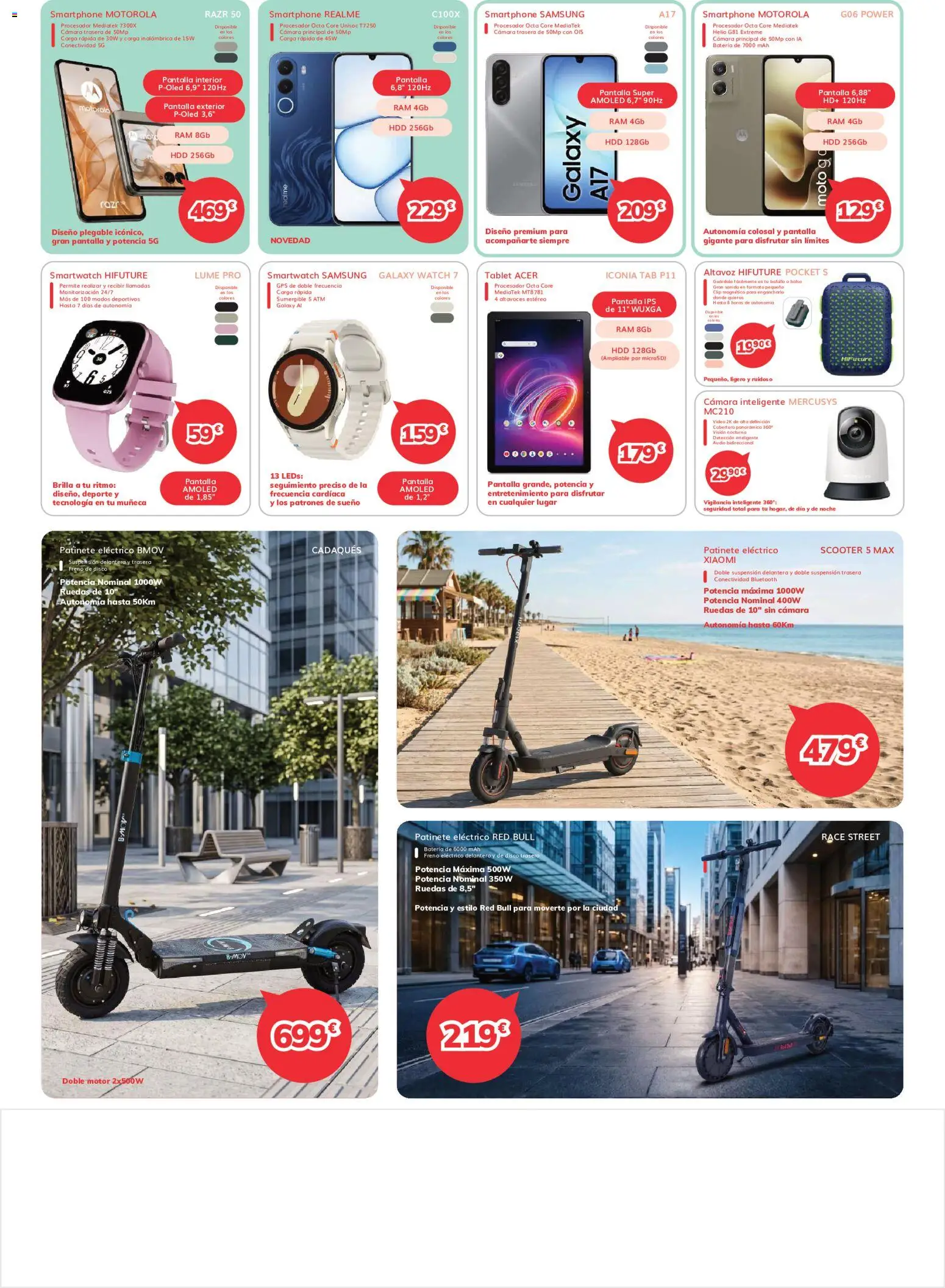 Mi Electro folleto │ válido desde el 01/09/2026 | Página: 8 | Productos: Cámara, Disco, Bolsa, Patinete eléctrico