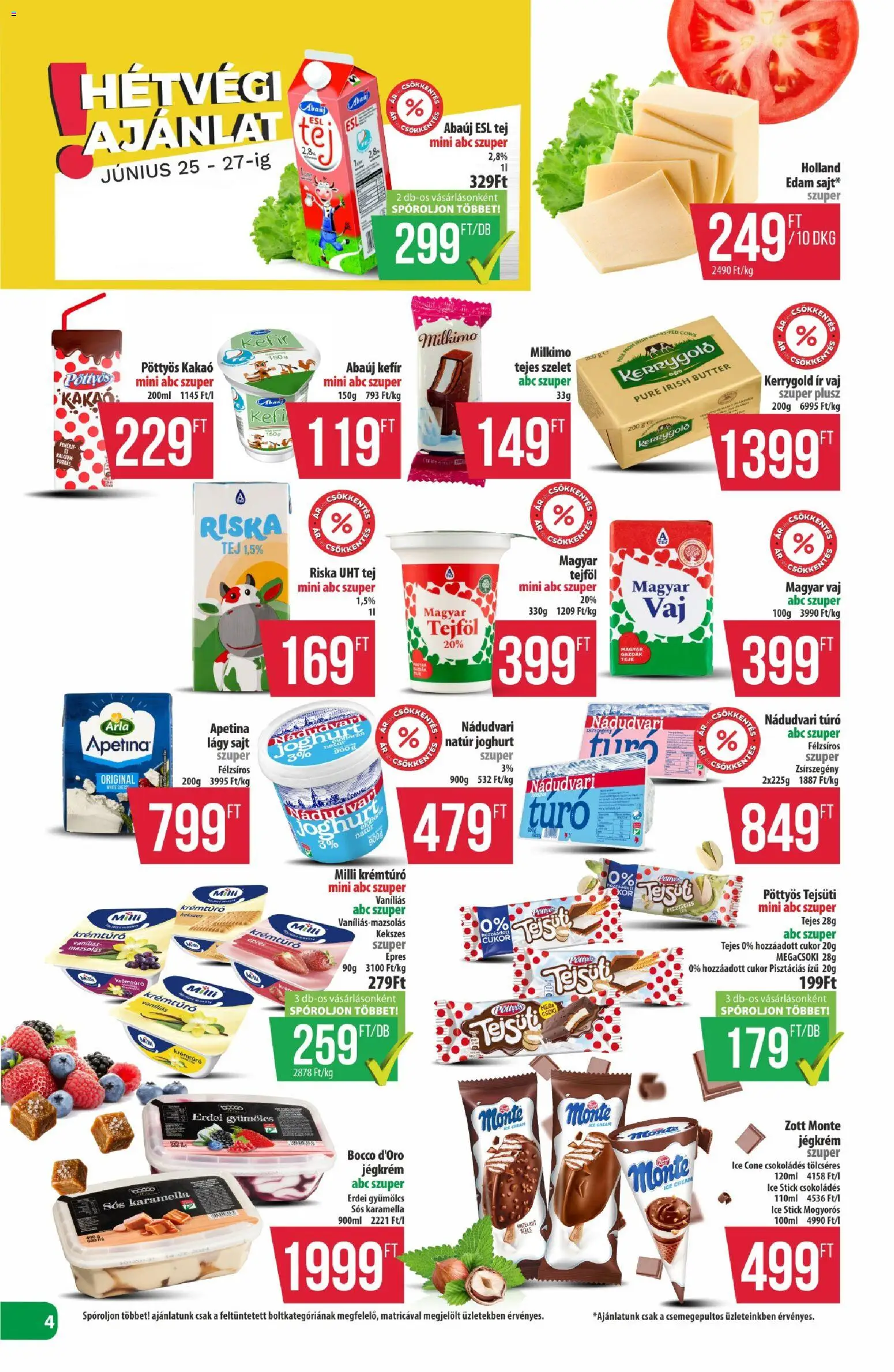COOP akciós ujság - amely érvényes a következő dátumtól: 25.06.2026 | Oldal: 4