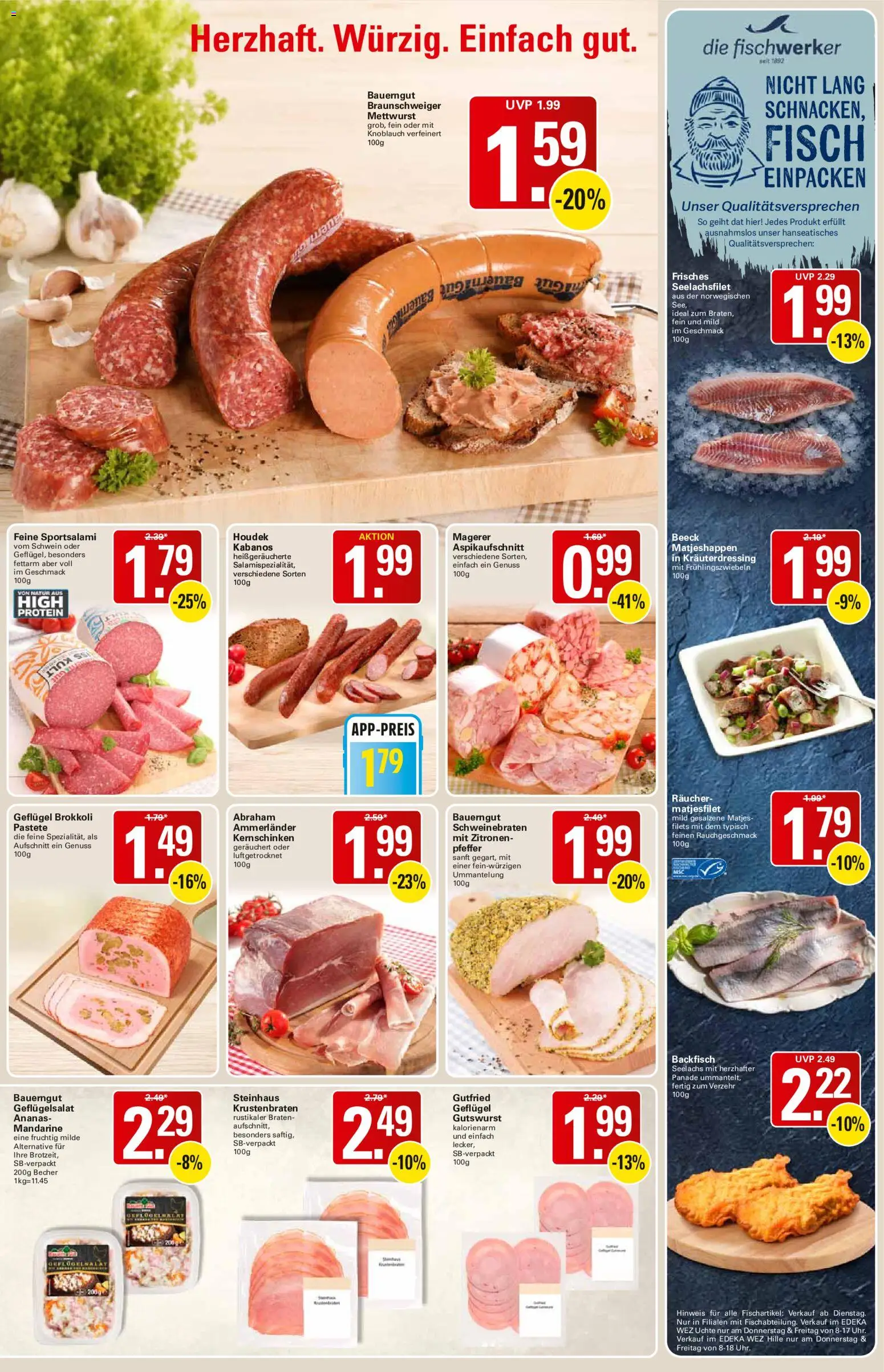 WEZ Prospekt – gültig ab 24.08.2026 | Seite: 5 | Produkte: Krustenbraten, Brokkoli, Pfeffer, Knoblauch