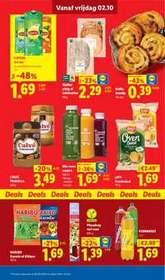 CALVÉ Pindakaas, 650 g - Voorbeeld van een folder van Lidl, geldig van 28-09-2026 | Pagina: 24 | Producten: Pizza, Chips, Oven, Mango