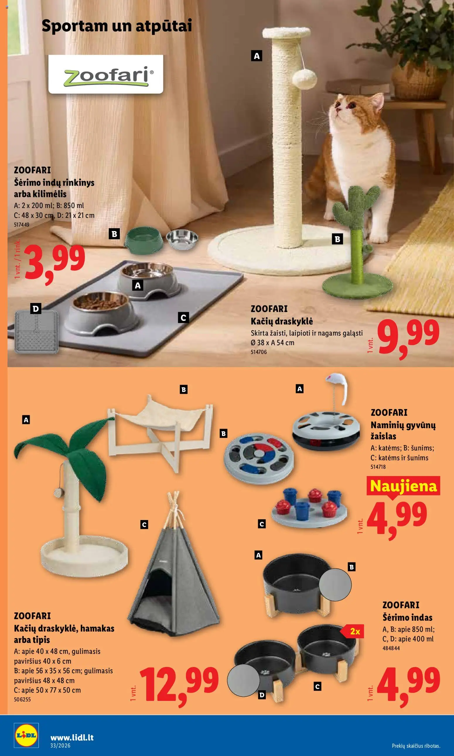 LIDL akcijos nuo 2026.08.10 | Puslapis: 16 | Prekių: Kilimėlis