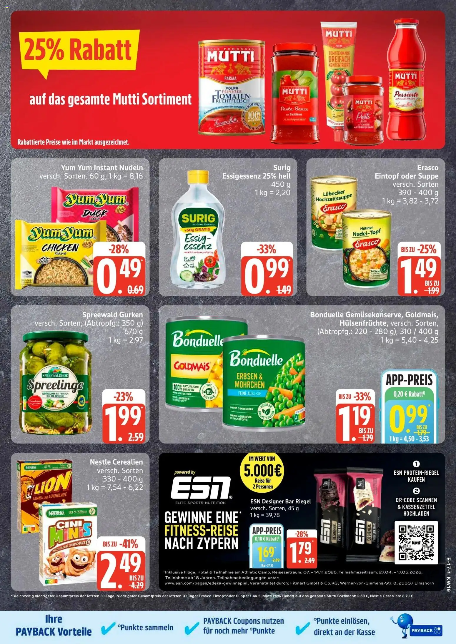 Marktkauf Prospekt Hamburg	 – gültig ab 03.05.2026 | Seite: 20 | Produkte: Schokolade, Pasta, Nudeln, Erbsen
