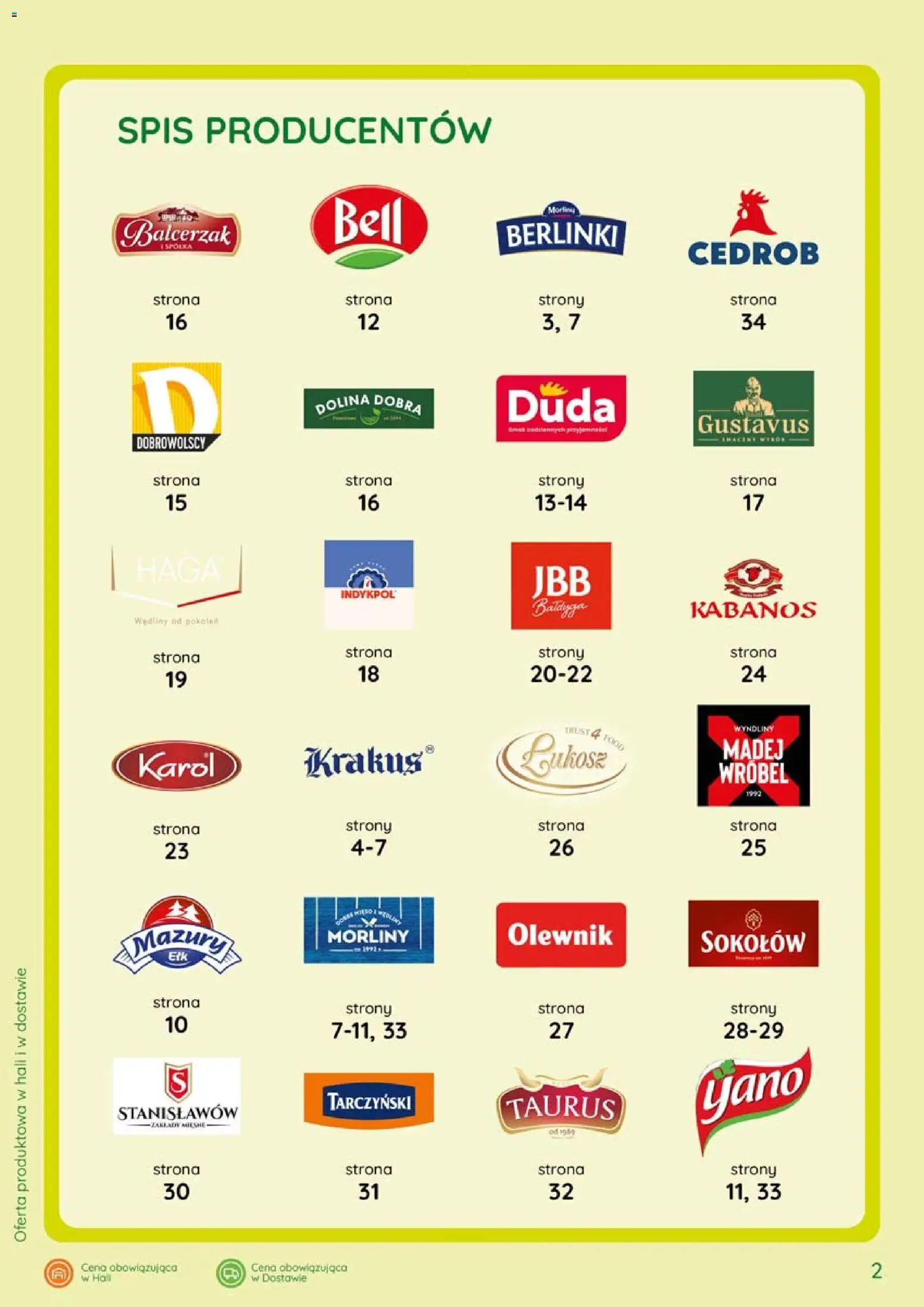 Eurocash gazetka - Katalog Wędlin od 04.06.2026 | Strona: 2 | Produkty: Bell, Wędliny