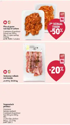 Greenway (behalve gehakt), Combineer & profiteer Van 150 g tot 200 g Bijv.: 2 x Just like chicken - Voorbeeld van een folder van Delhaize, geldig van 24/09/2026 | Pagina: 8
