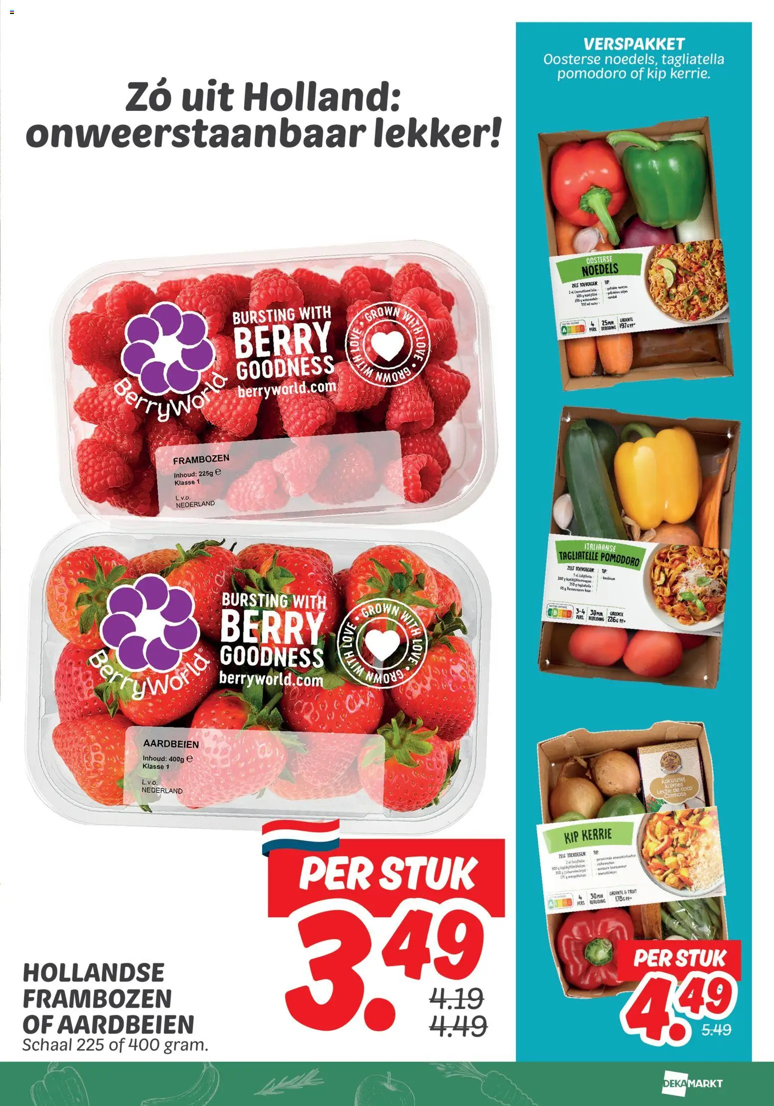 {H1} | Pagina: 11 | Producten: Noedels, Aardbeien, Kip, Frambozen
